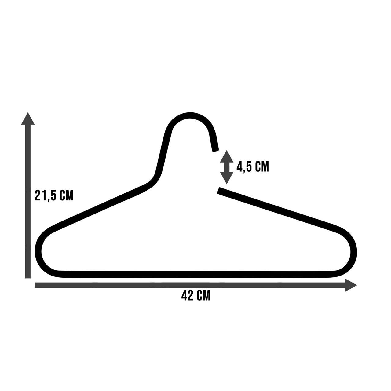  Coat hangers (set of 5 pieces) Victorie