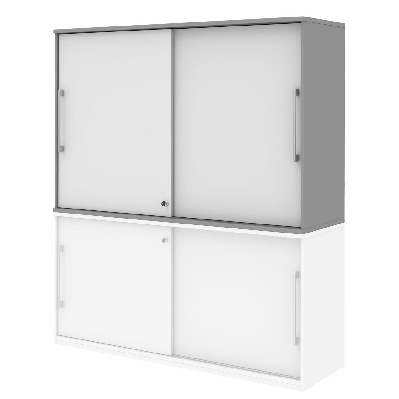  Aufsatzelement mit Schiebetüren und Schloss Techno 19 undefined