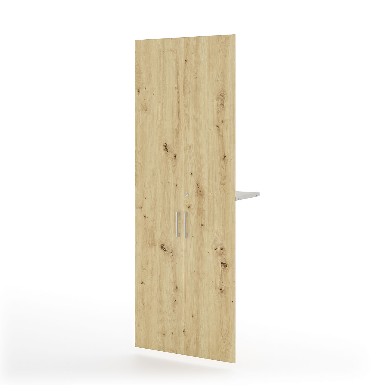 Front Asteiche Nachbildung / Konstruktionsböden kreidegrau matt lack