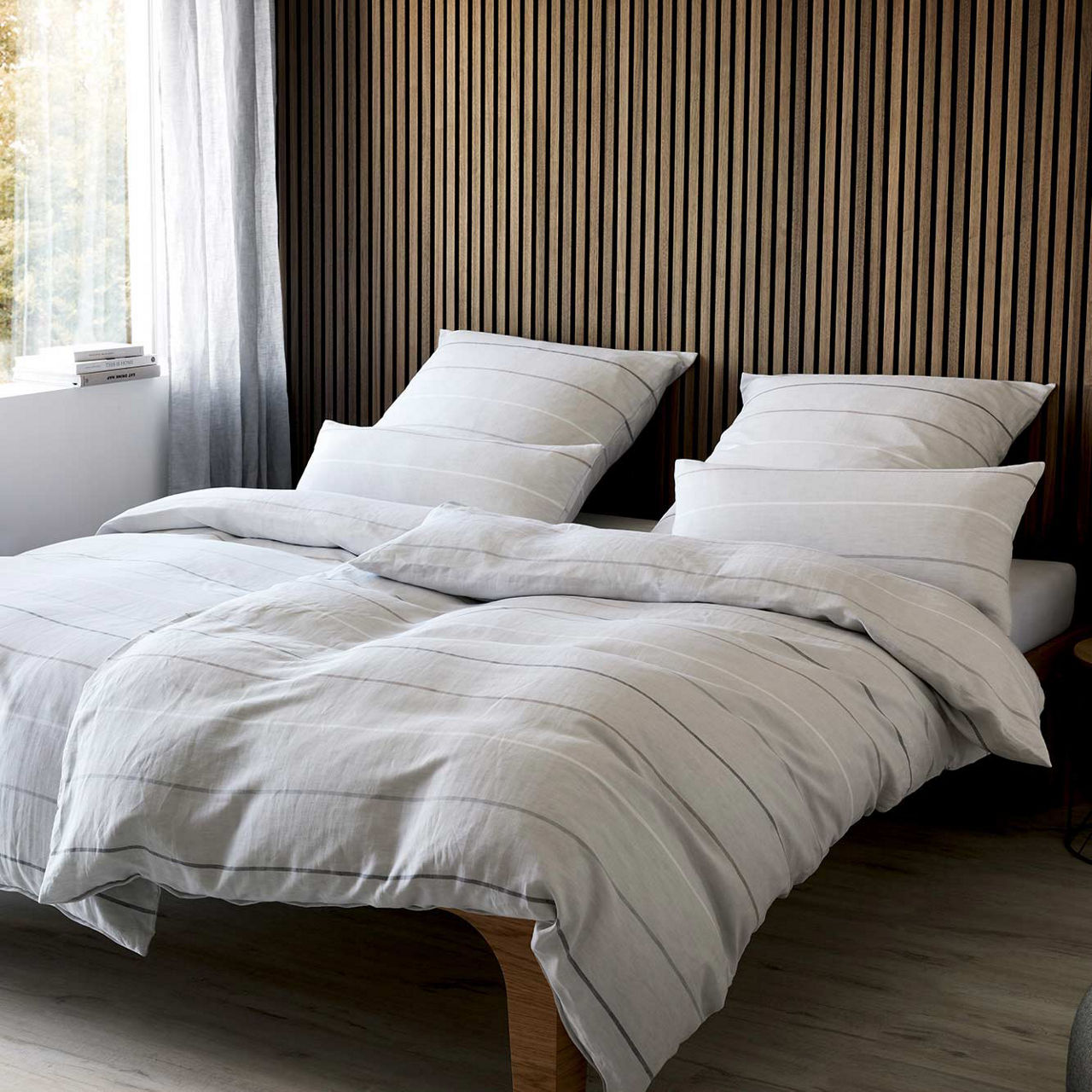 Elegante Halbleinen Bettwäsche Balance 1