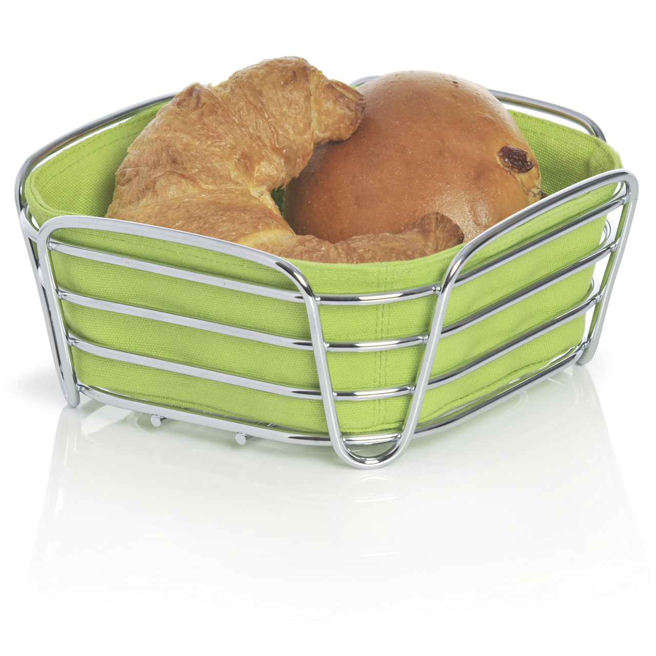 63673 Brotkorb Delara grün oval   undefined