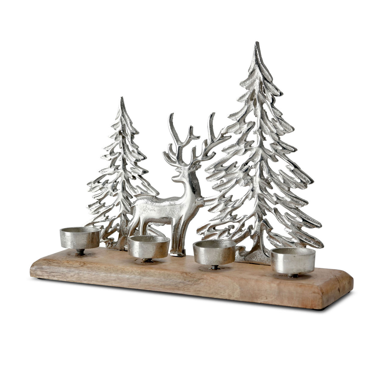 Weihnachts Glanz by Casa Nova Adventsgesteck Tannenbäume Hirsch  undefined