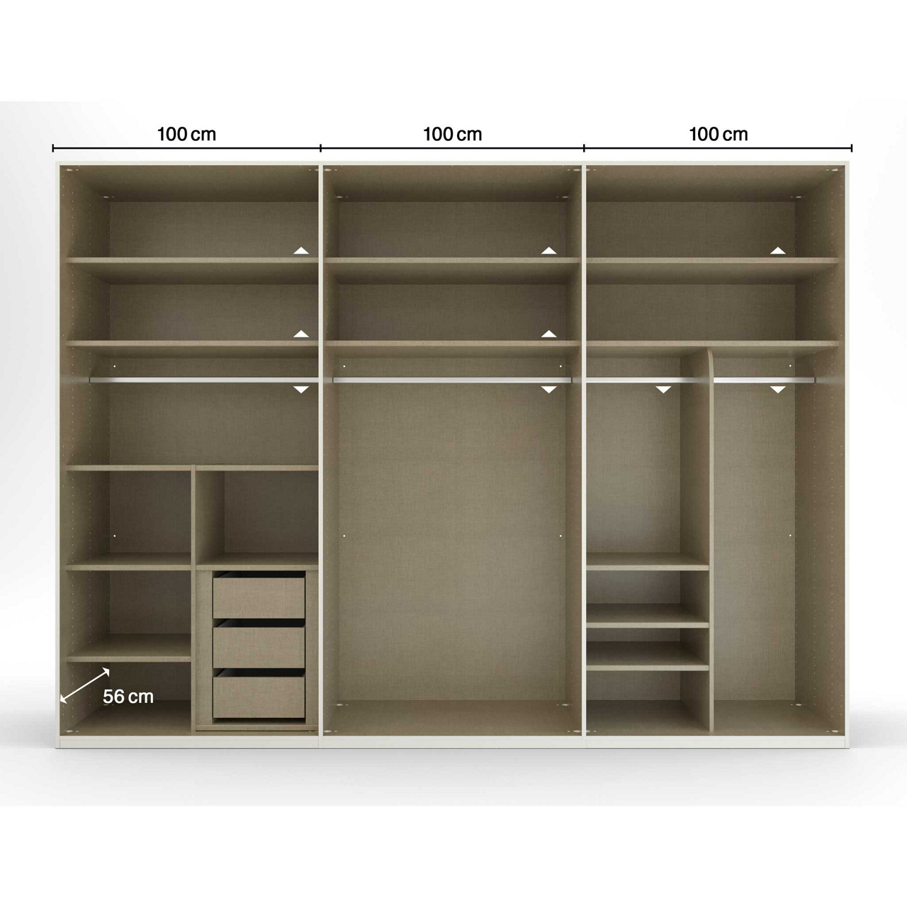  Kleiderschrank Skat