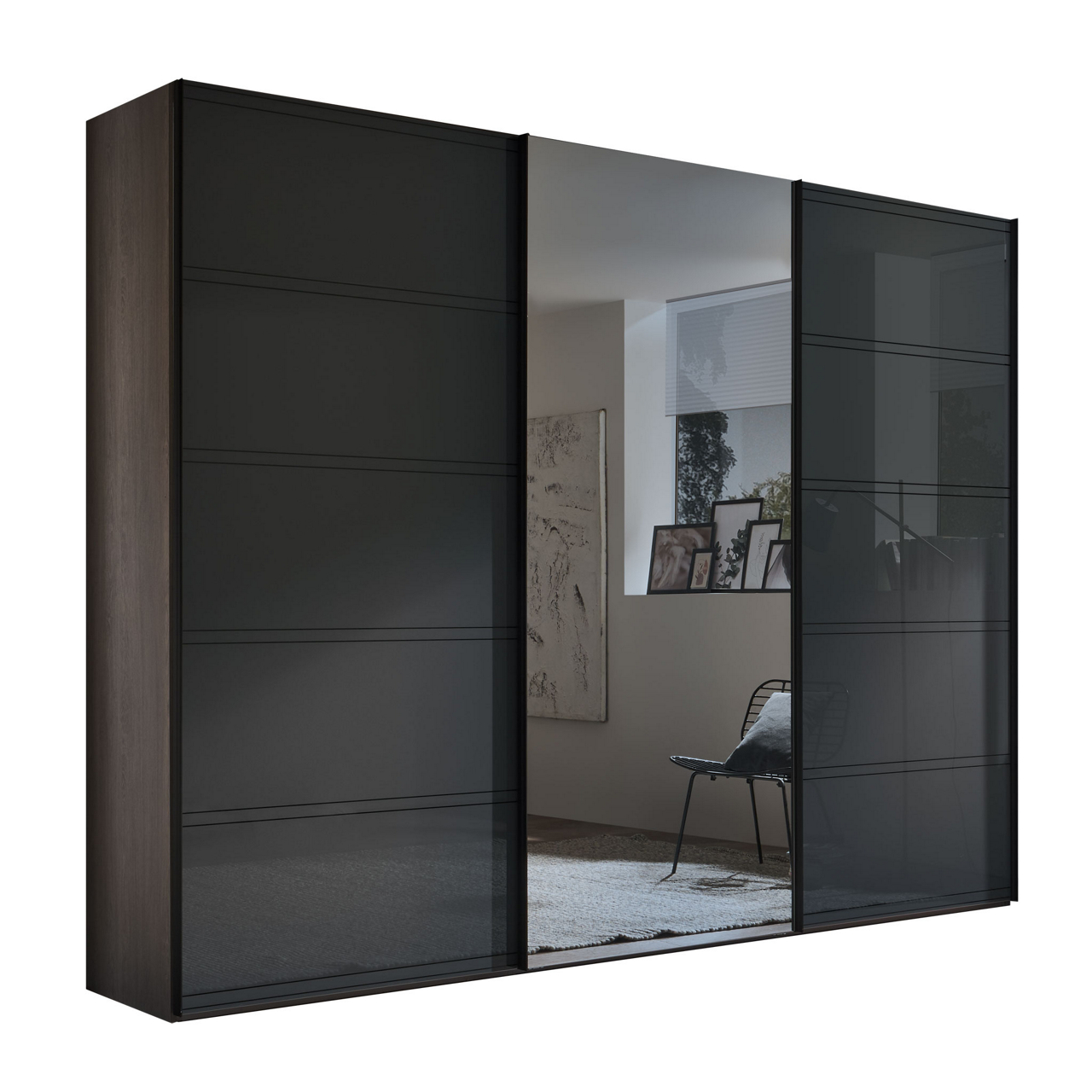 MONDO Schwebetürenschrank 3-türig Serenade undefined