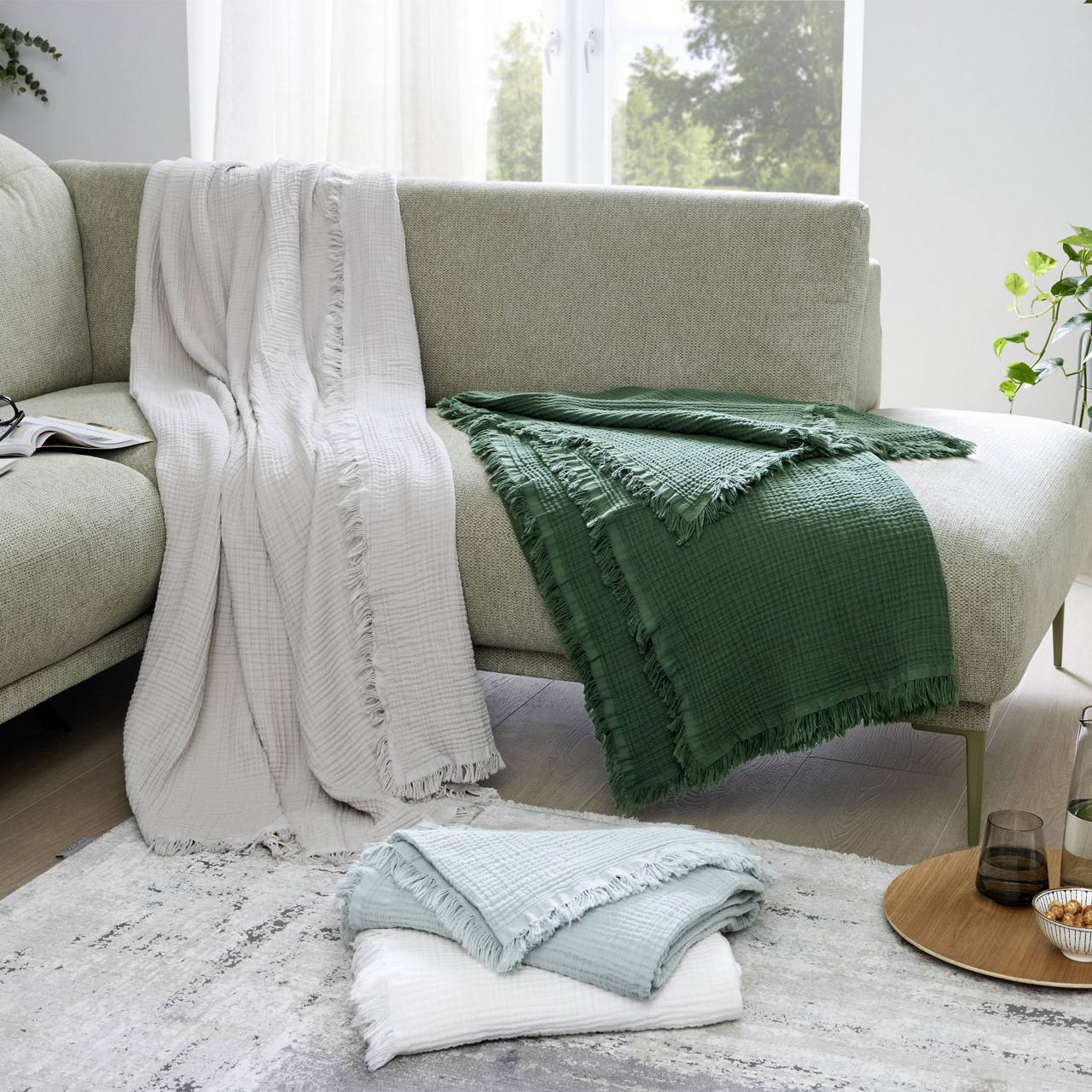 MONDO Musselin Decke MONDO 3