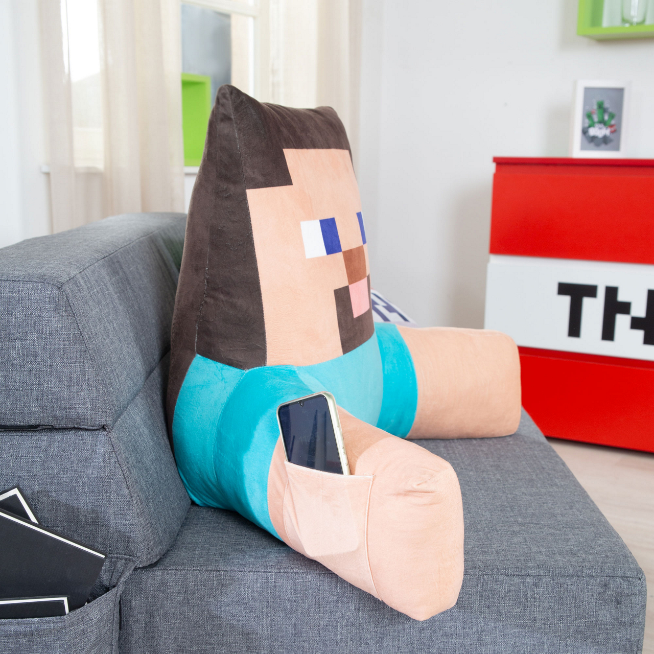  Lesekissen Minecraft Steve