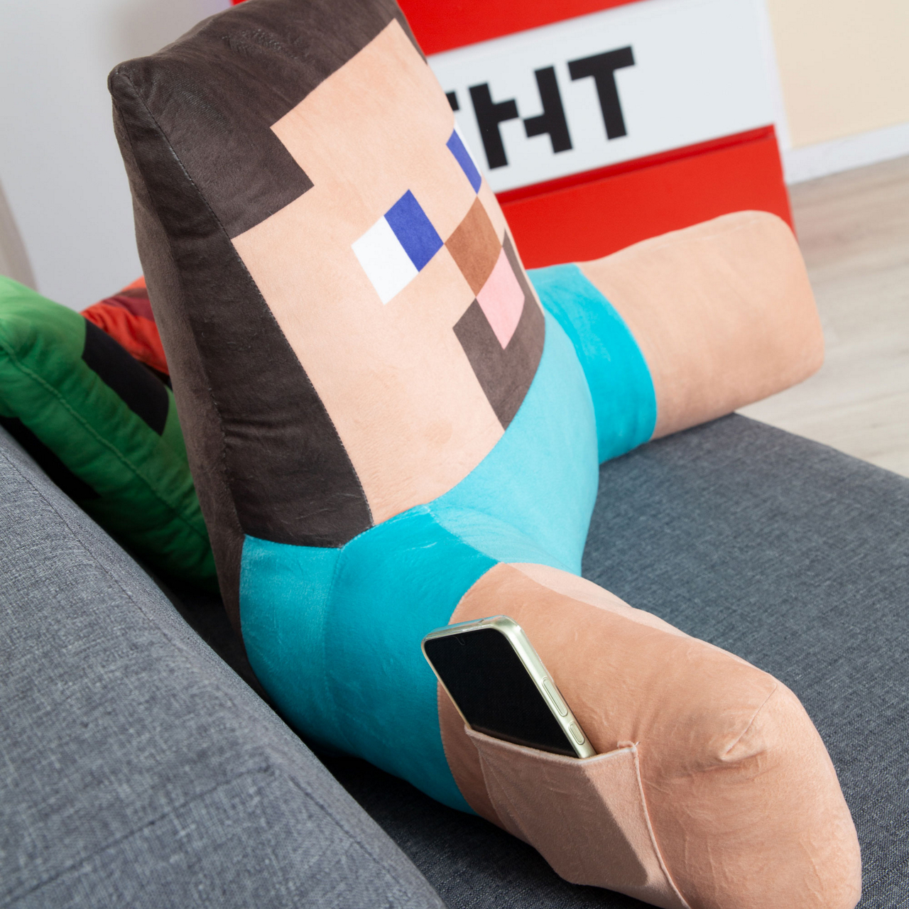  Lesekissen Minecraft Steve