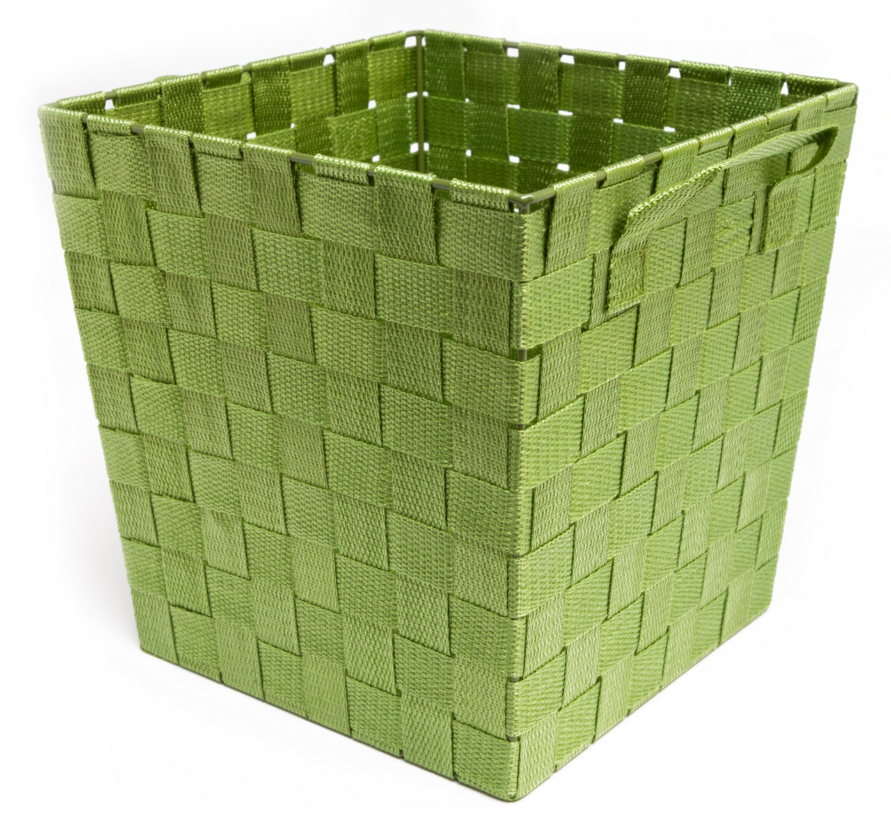 150.013723 Korb grün 37 Polyester, ca.25x25x25cm VE12 0