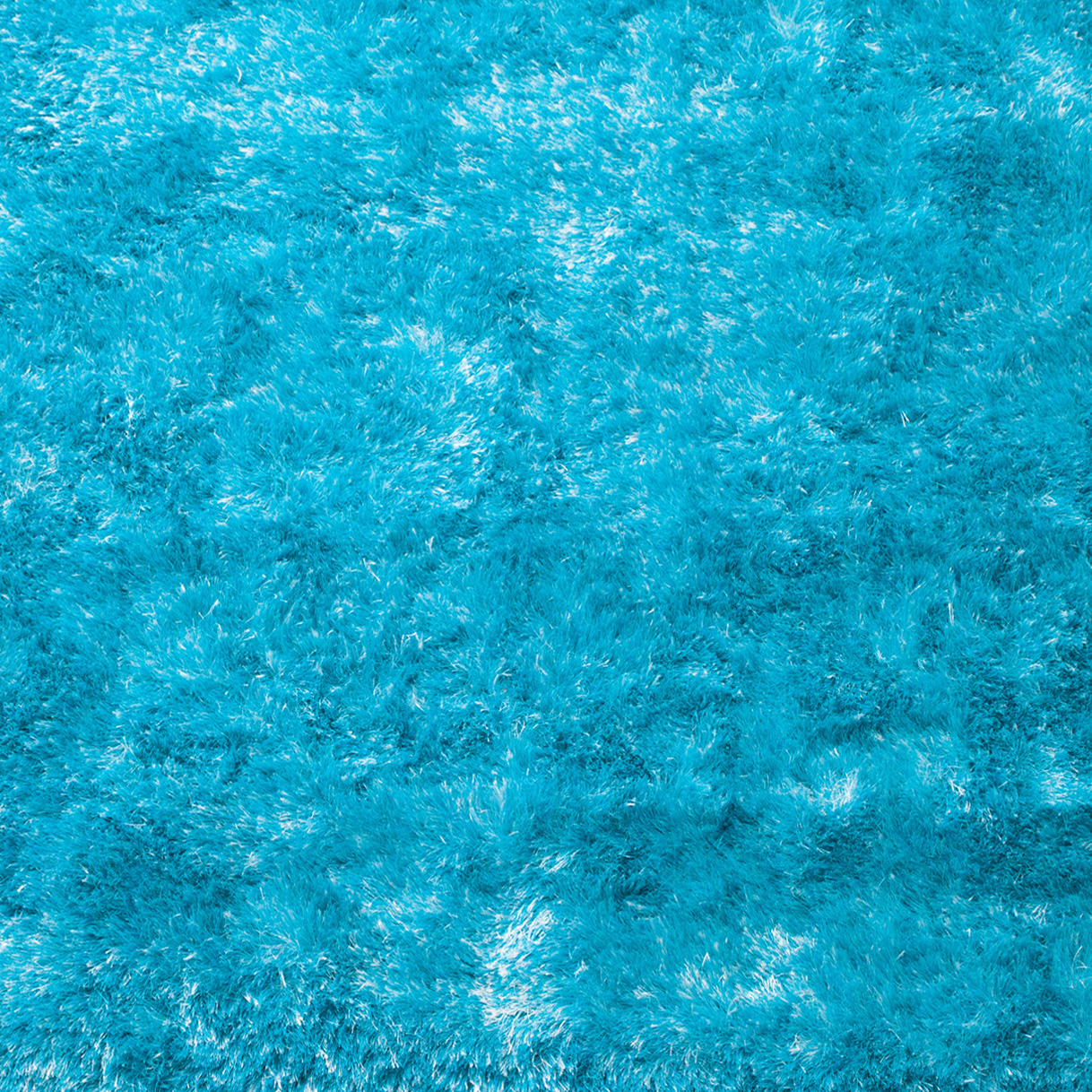 Lambada Shaggy Farbe türkis, 100 % Polyesterflor 160 x 230 cm