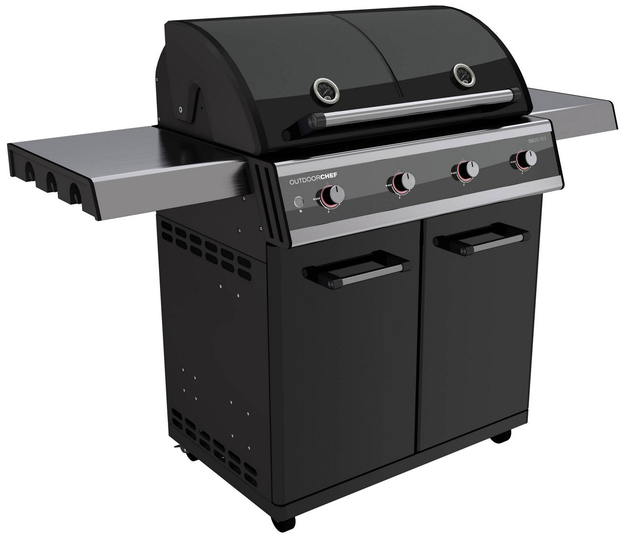  Gasgrill Dualchef 415 G black 2