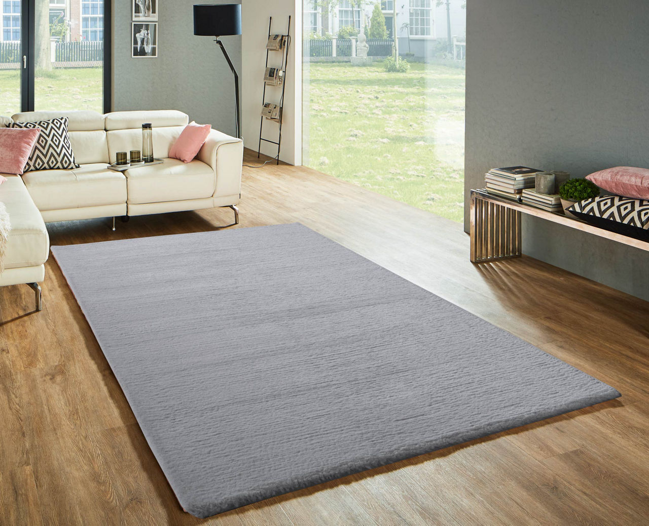  Flauschteppich Happy