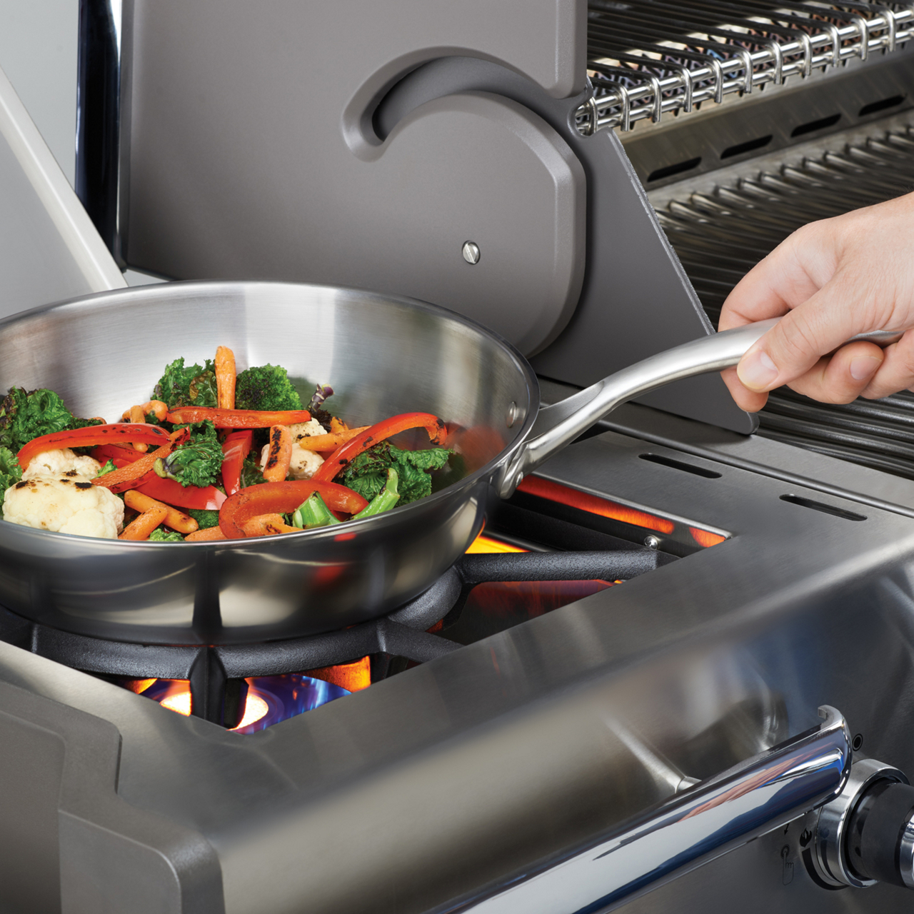  Napoleon Edelstahl Wok Wok