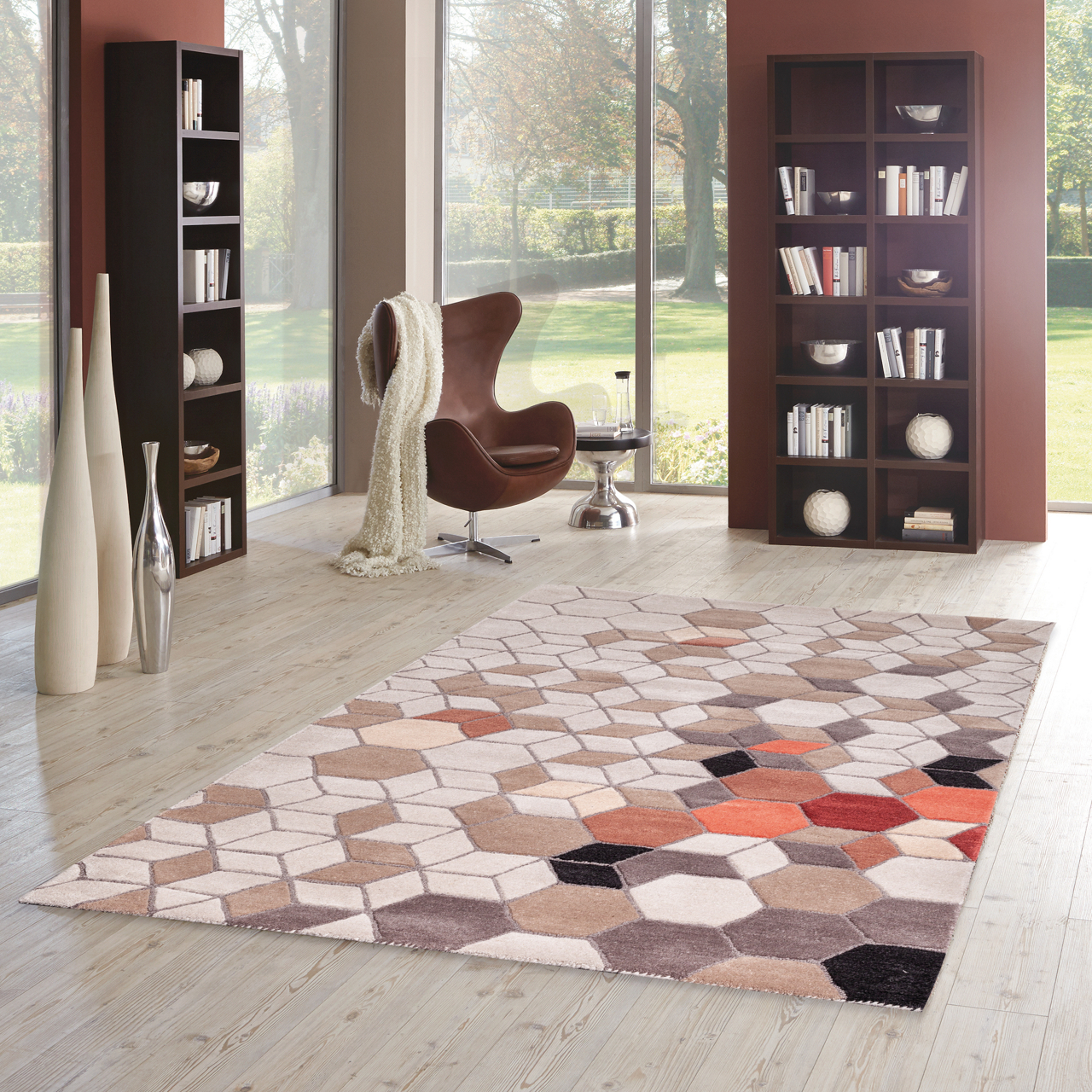 beige / bunt