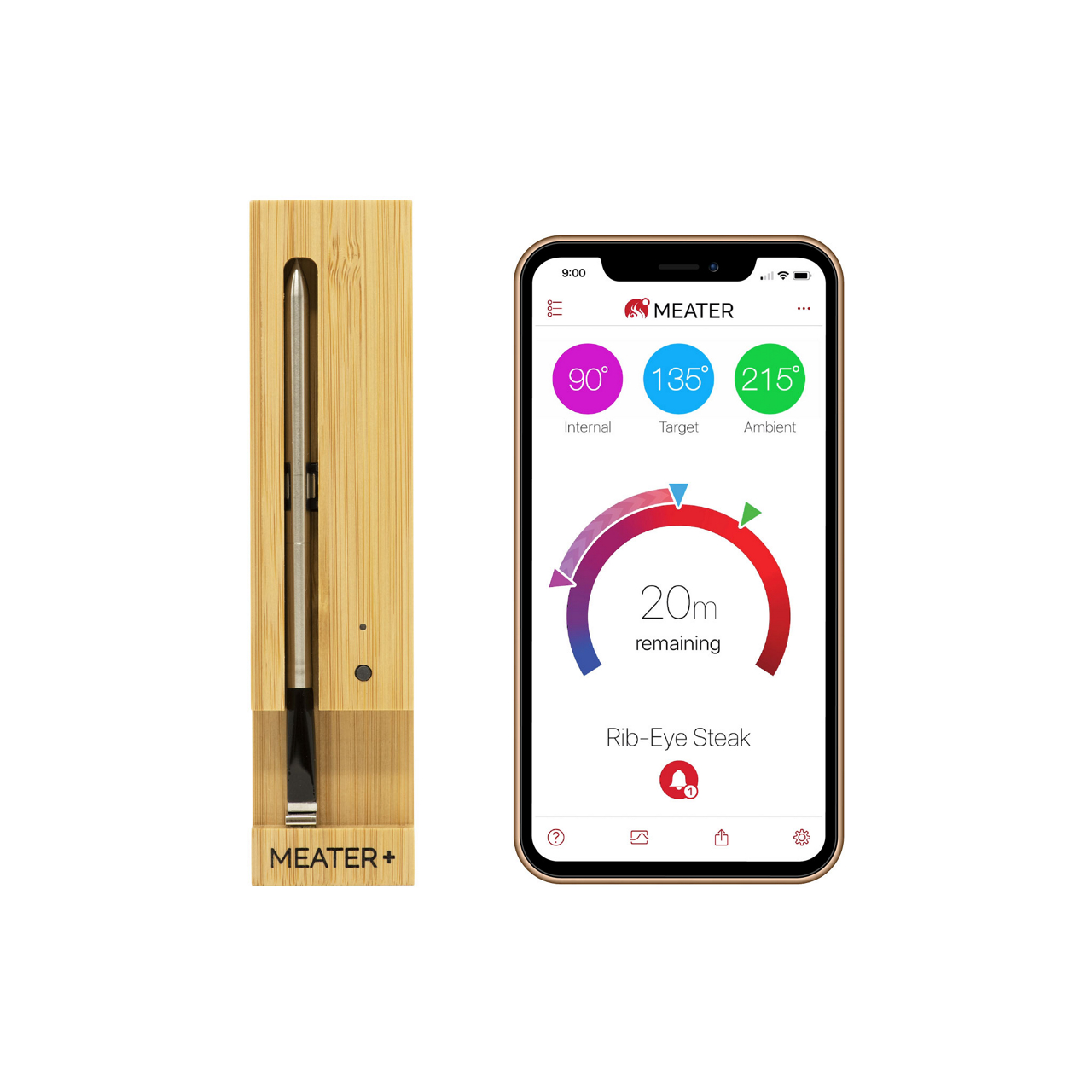  Fleischthermometer Meater Plus