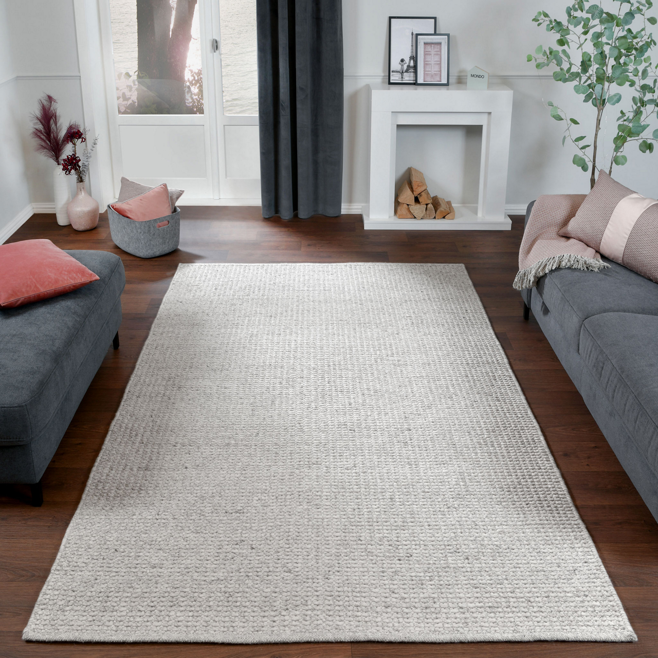 Mondo Handweb Teppich Amrei