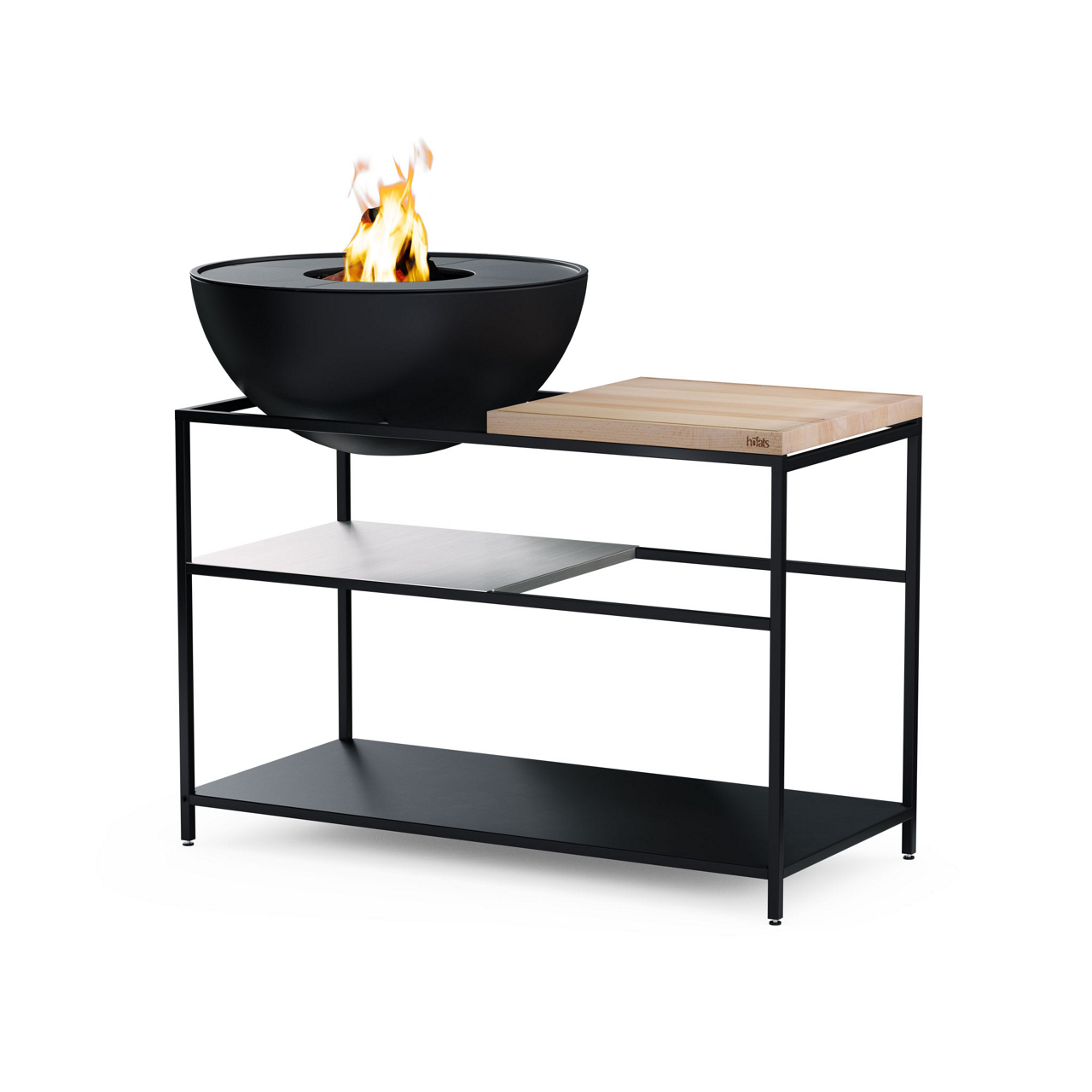  Outdoor-Küche mit integriertem Grillset FIRE KITCHEN/ BOWL 70 Plancha
