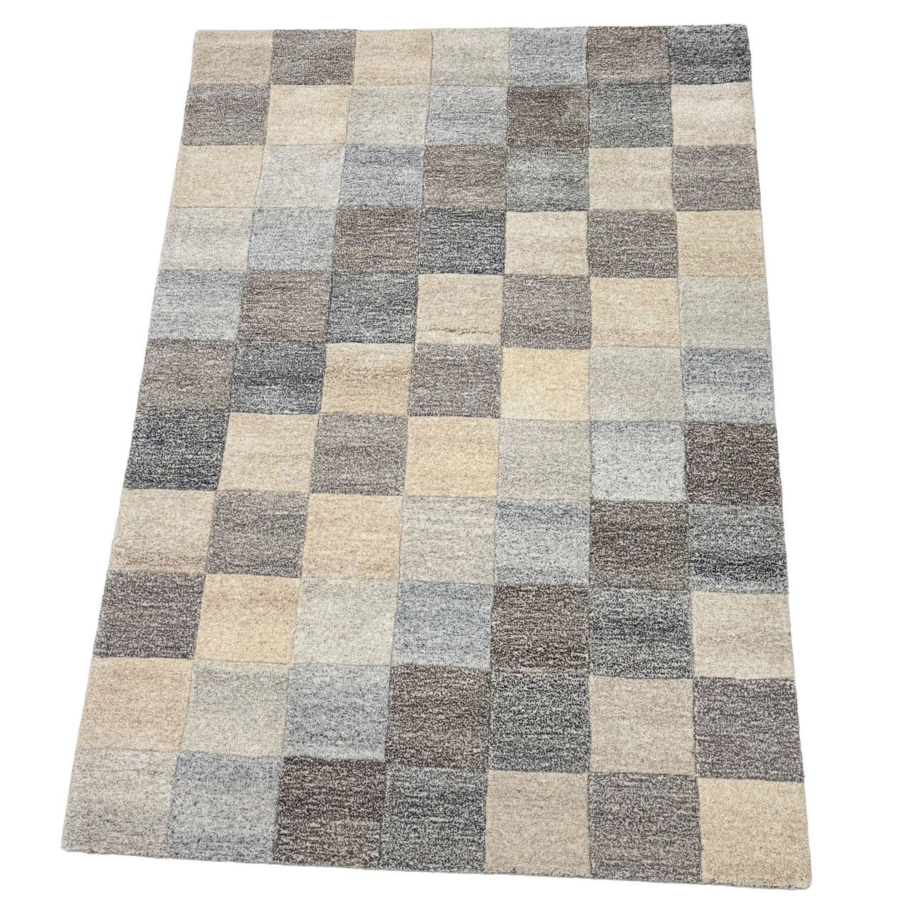  Handtuftteppich Checkerboard