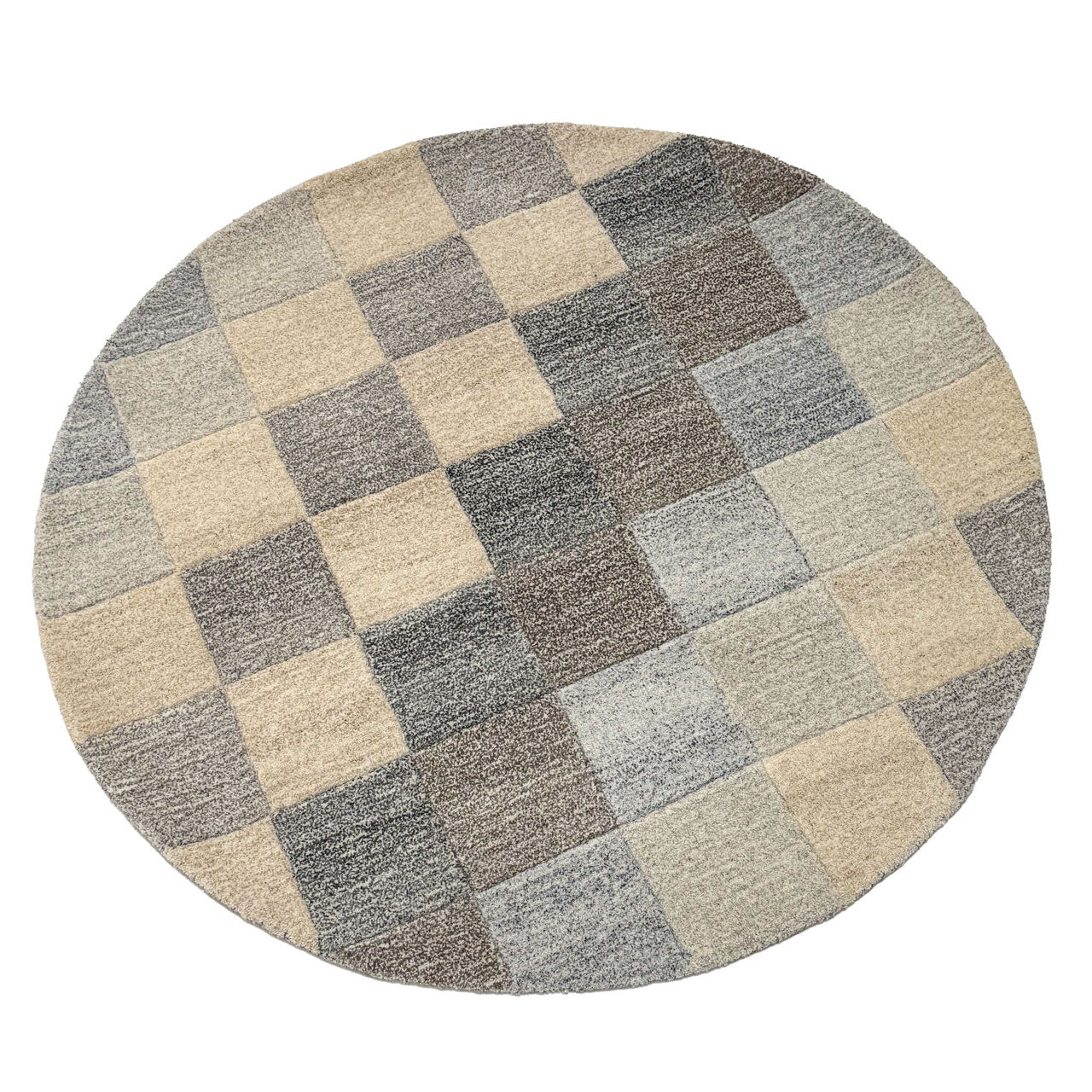  Handtuftteppich Checkerboard