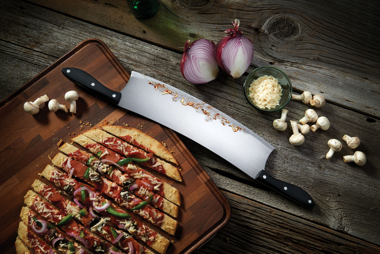  Pizza-Wiegemesser und Hacker 