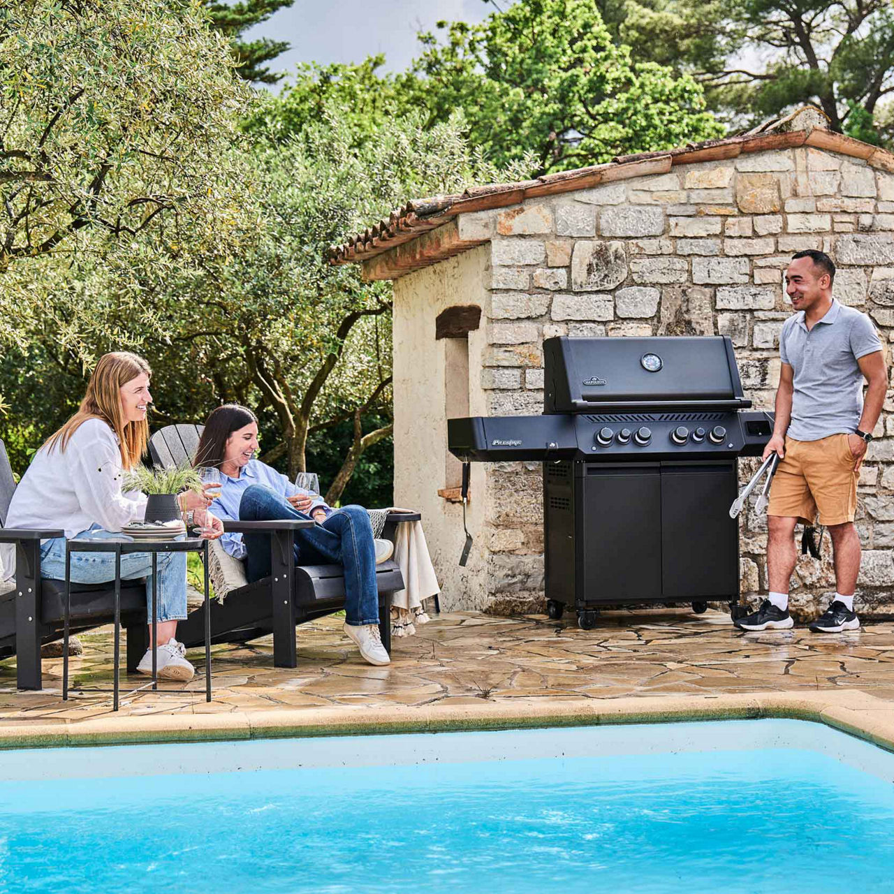  Gasgrill mit Infrarot-Seiten- und Heckbrenner PhantomPrestige P500VXRSIBPK-DE-PHM 7