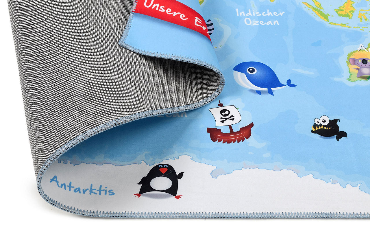  Kinderteppich Weltkarte 2