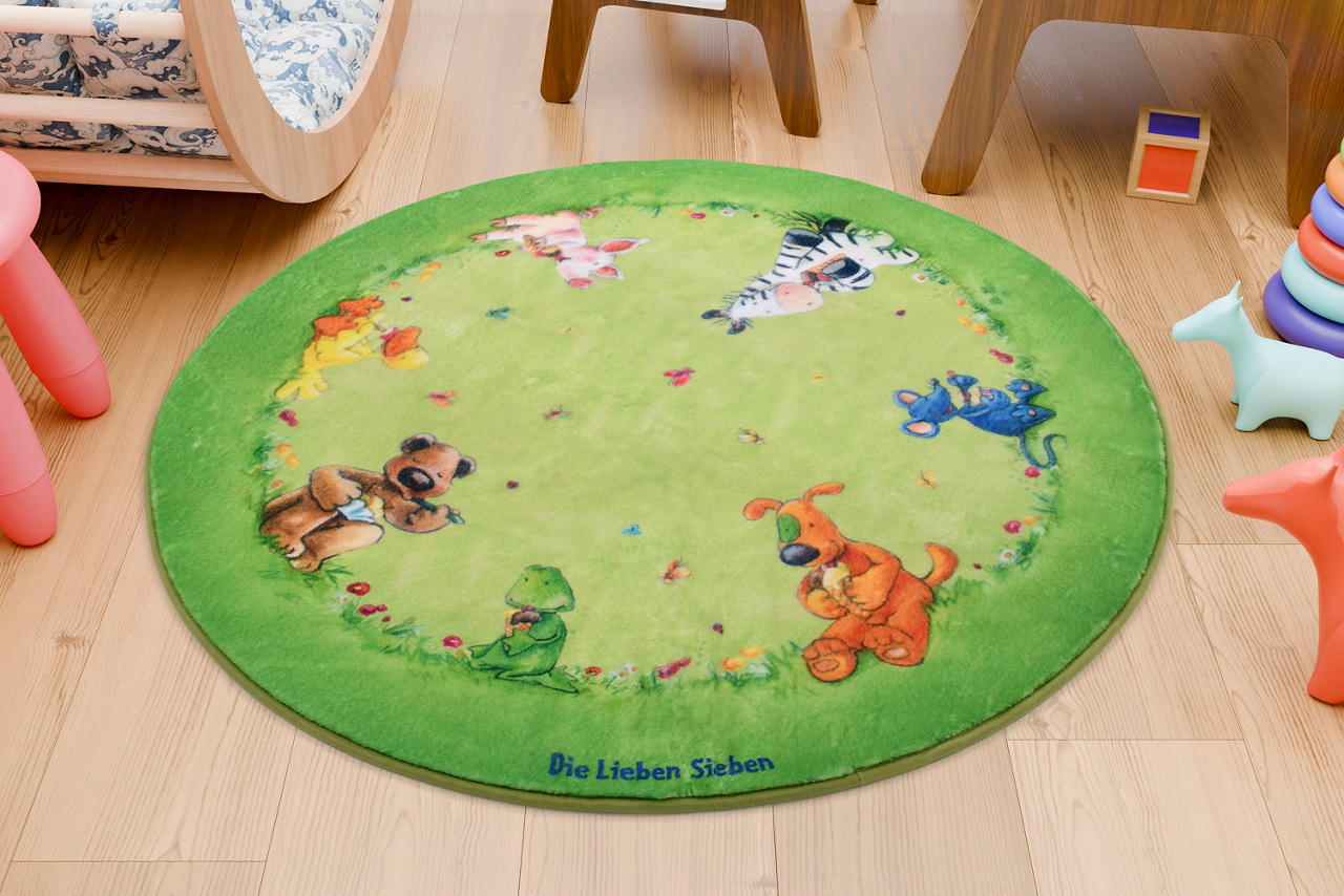  Kinderteppich Die lieben Sieben 1