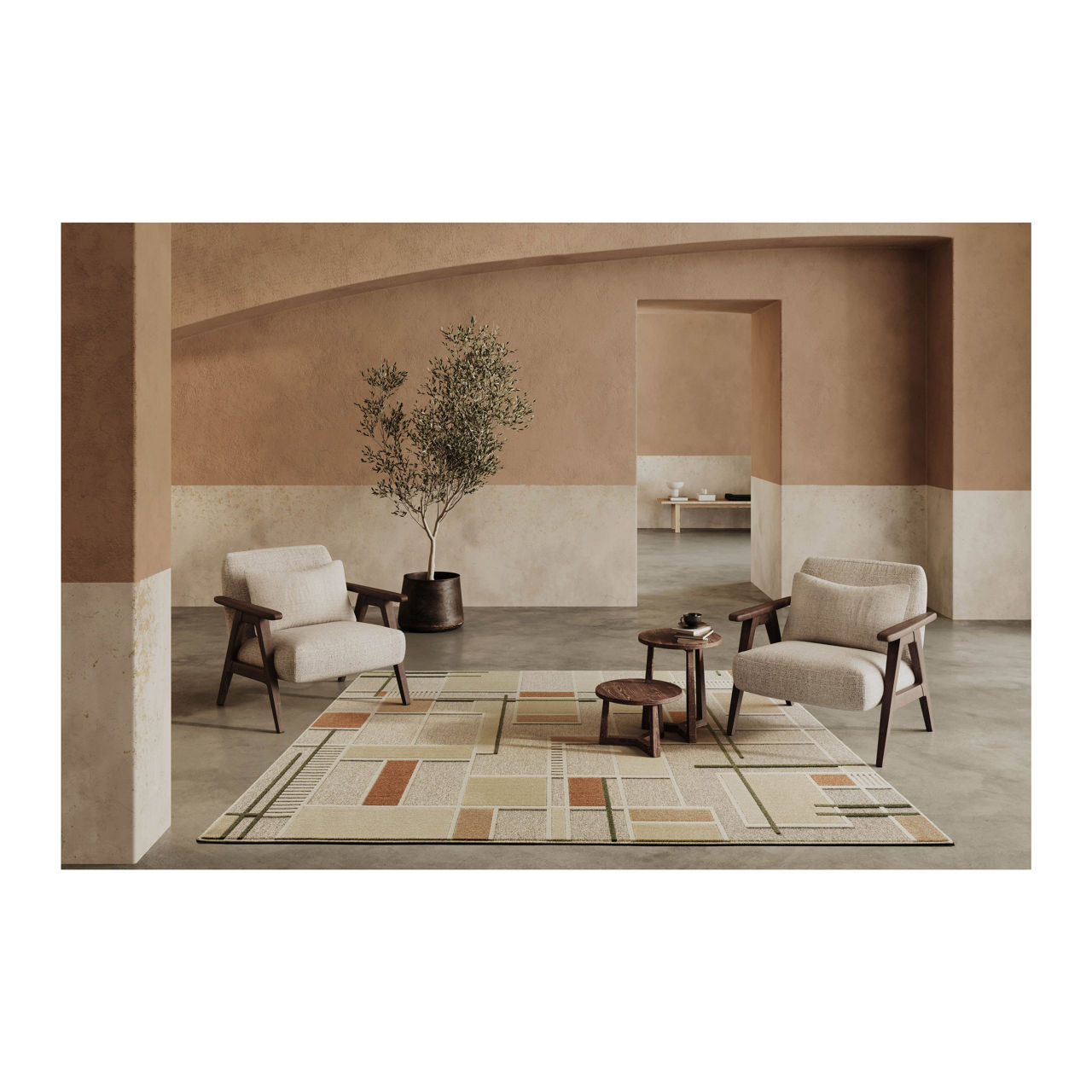  Webteppich Grafic wash