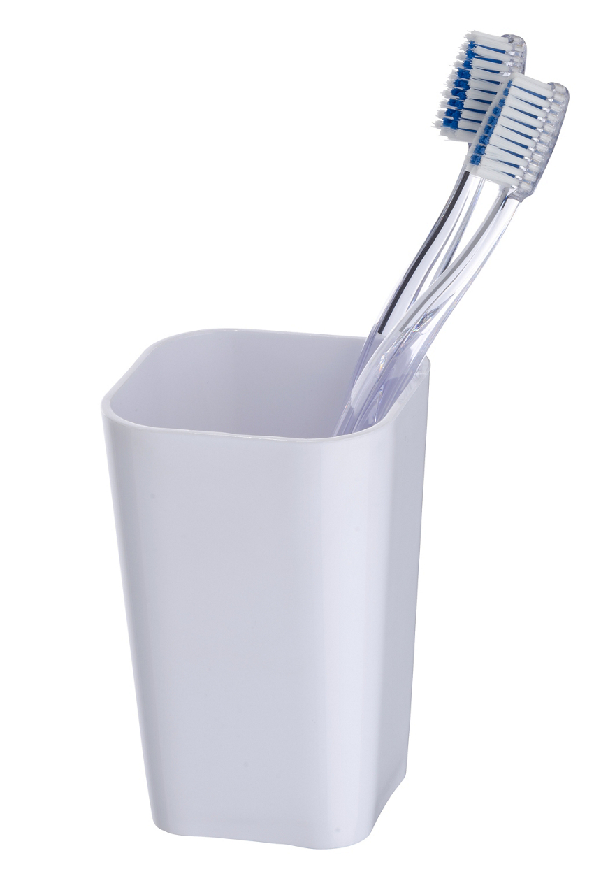  Zahnputzbecher Mod. Candy white Candy