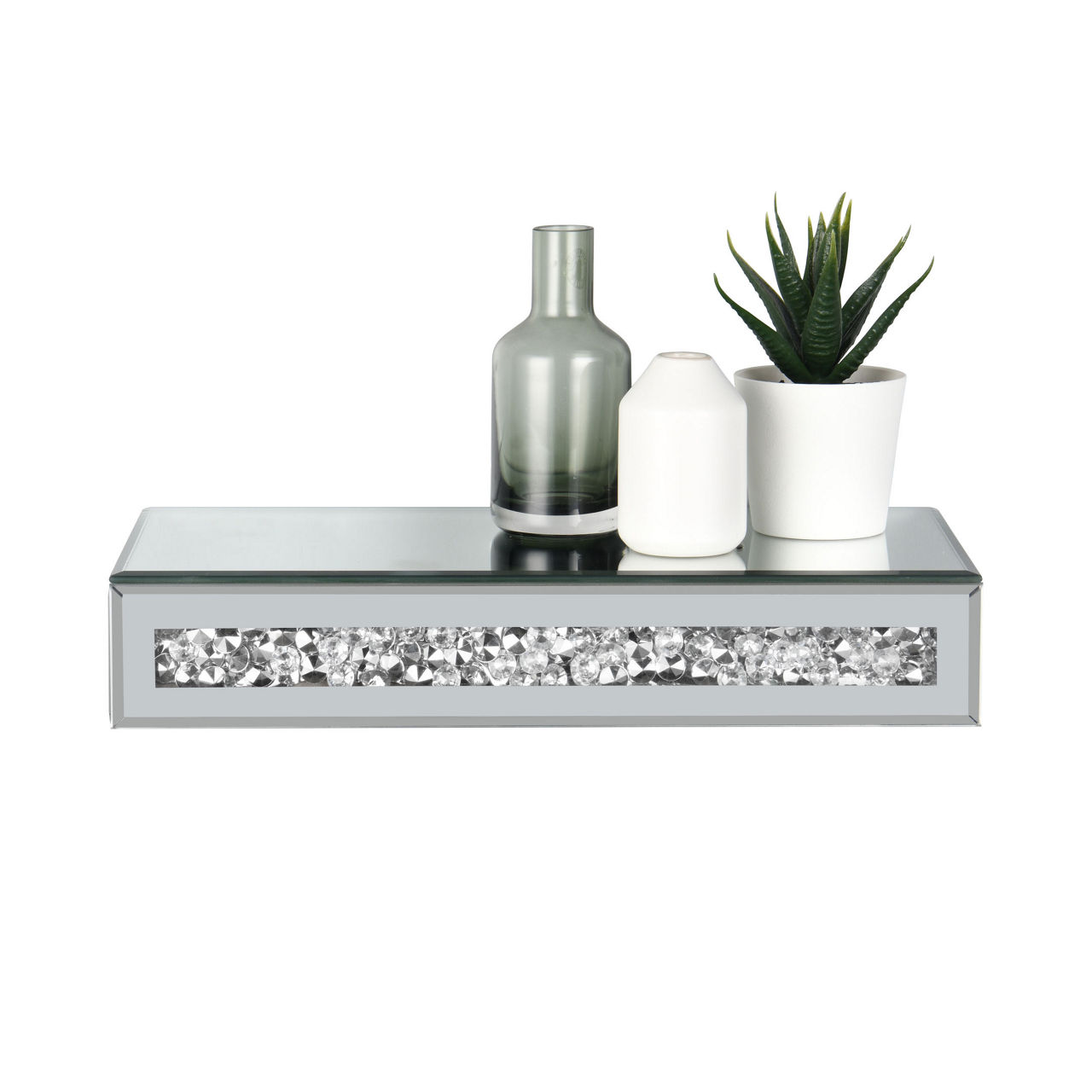  Wandregal Silberfarbig ZOE 1