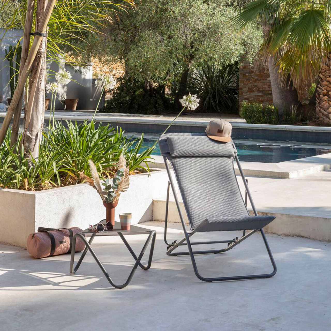 Lafuma Mobilier Liegestuhl MAX TRANSAT+BEC 1