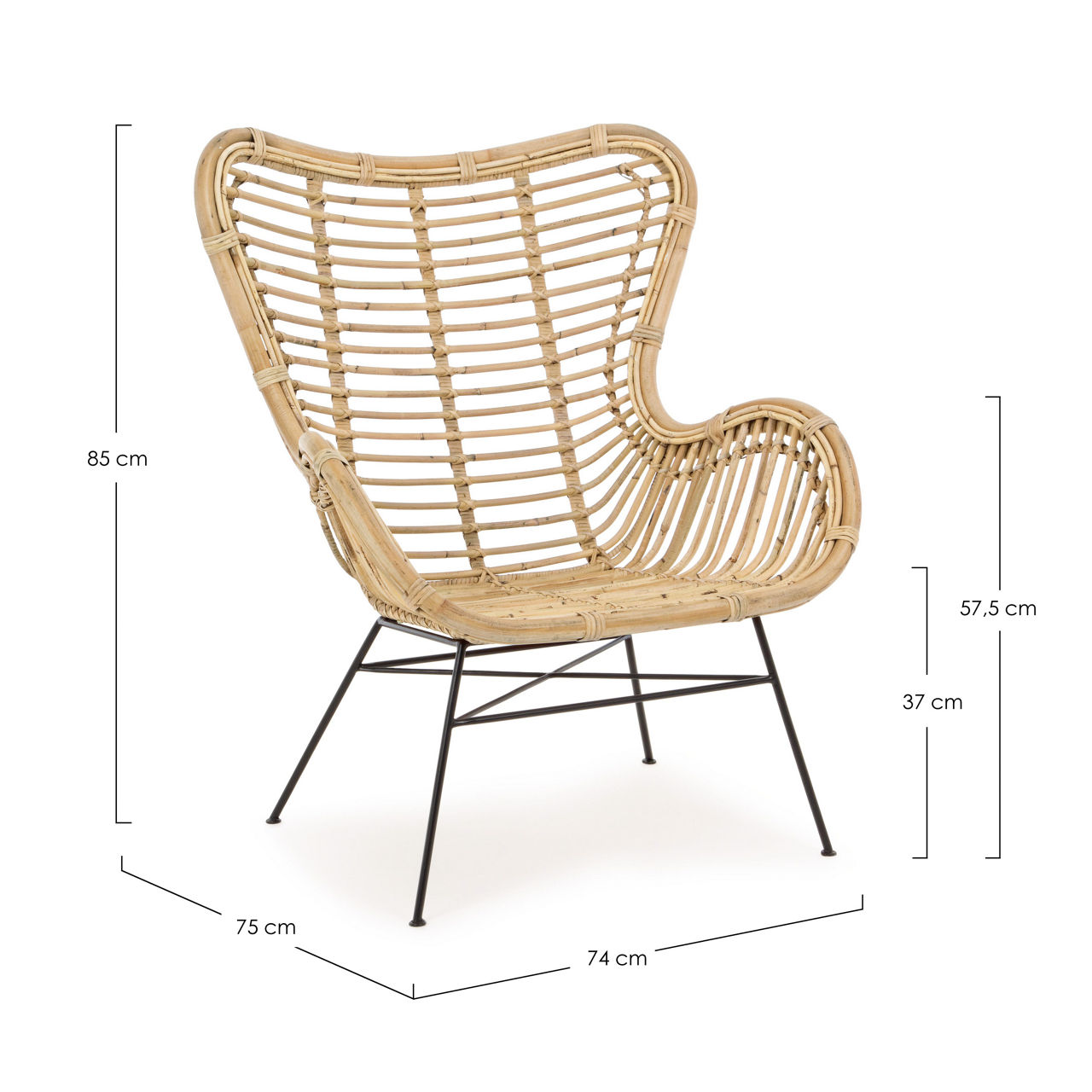  Korbsessel CASILDA 3