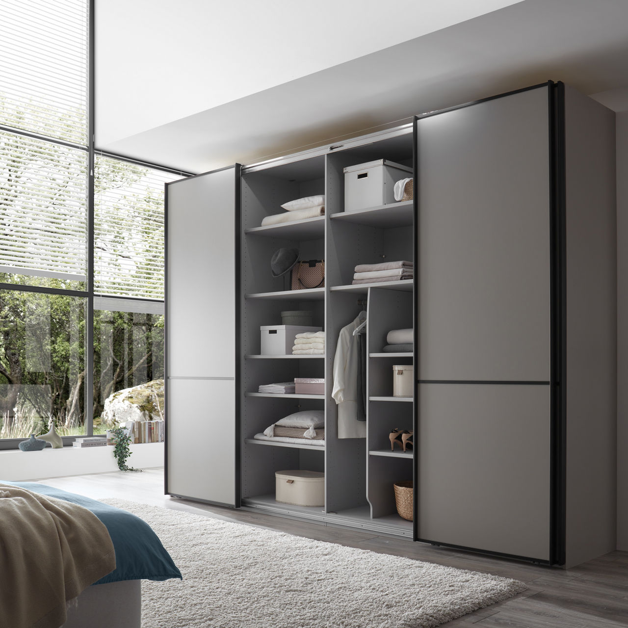  Schwebetürenschrank 4-türig Boston 2