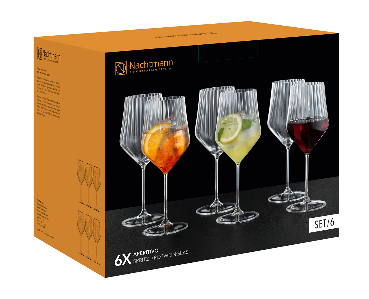 Nachtmann Rotweinglas-Set Aperitivo 1