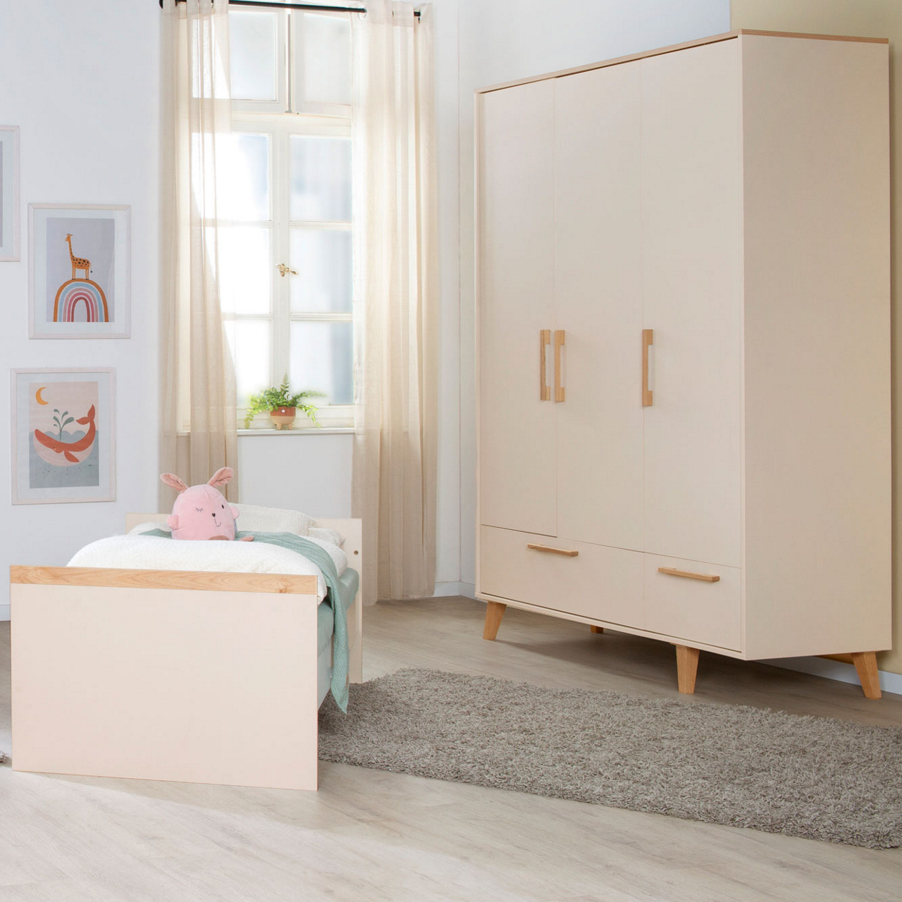  Kleiderschrank 3-türig Jil