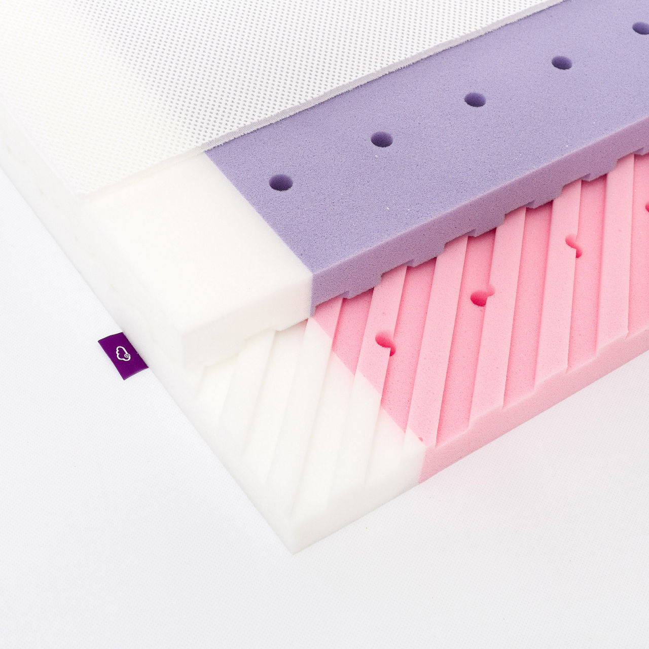 Träumeland Babymatratze Veilchenlila 1