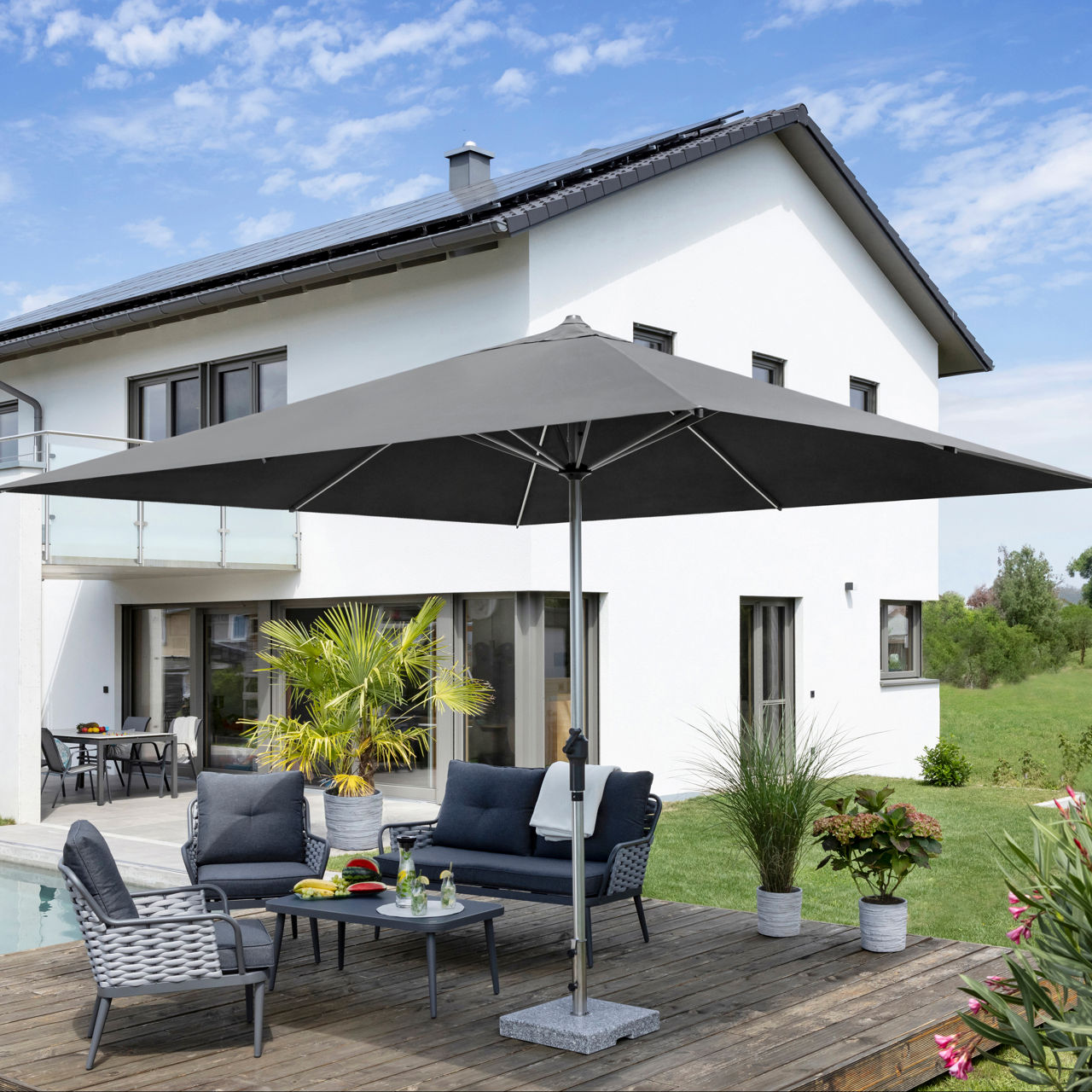  Sonnenschirm Santorini 1