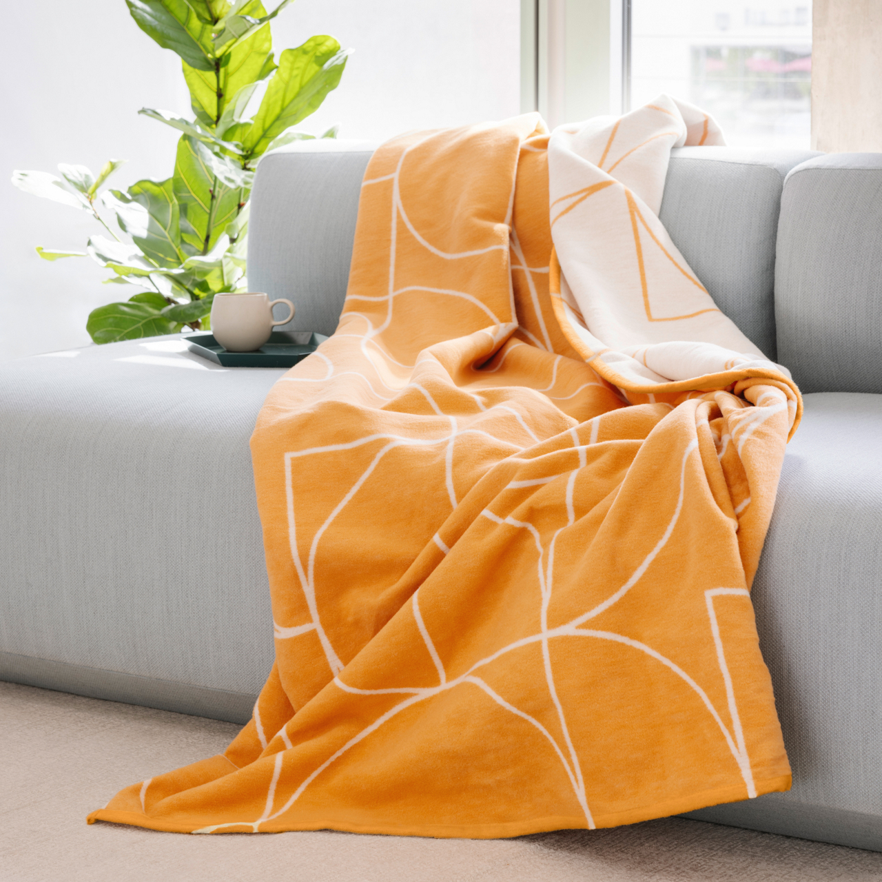 Kollektion: Ibena Jacquard Decke Puno1042-140-200-200