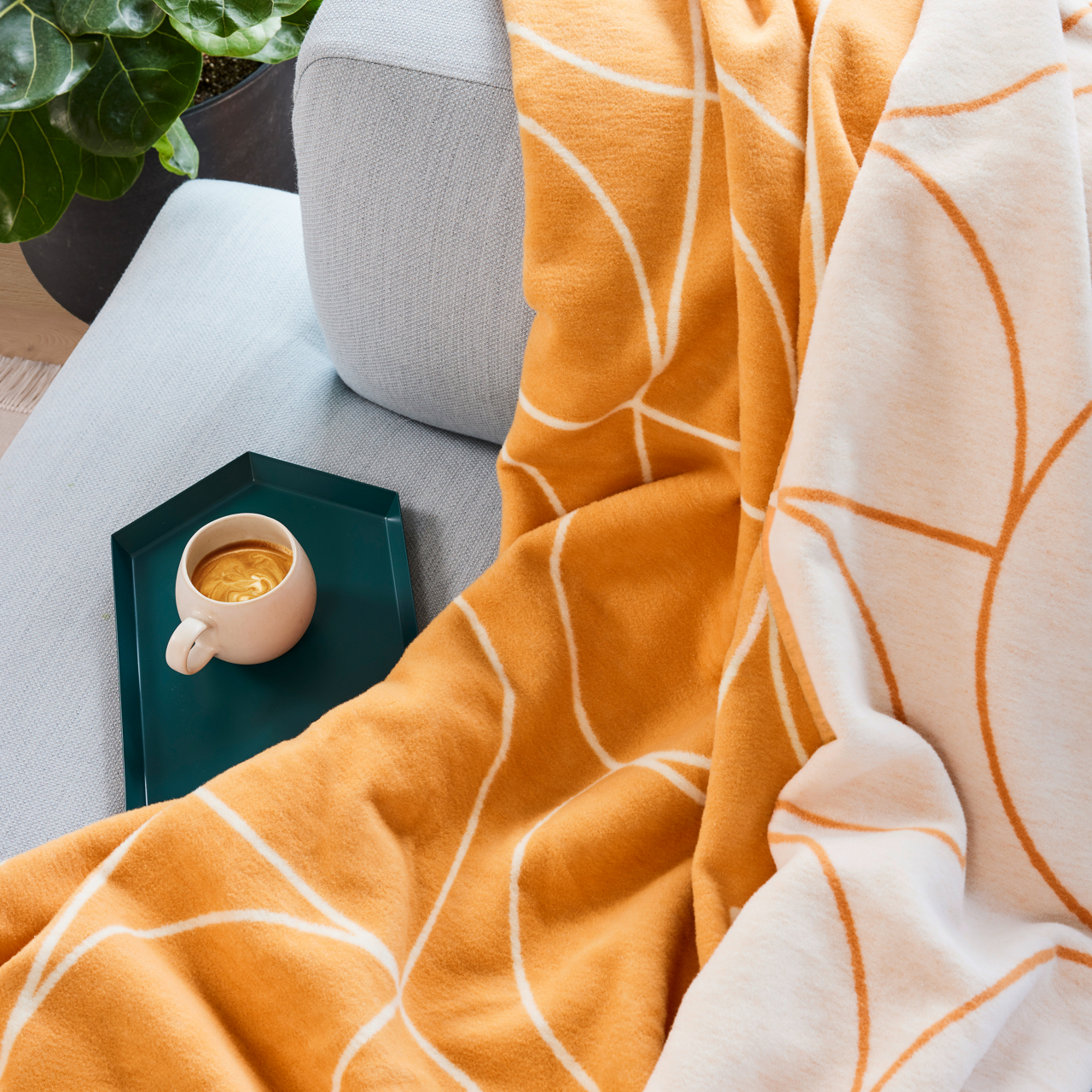 Kollektion: Ibena Jacquard Decke Puno1042-140-200-200