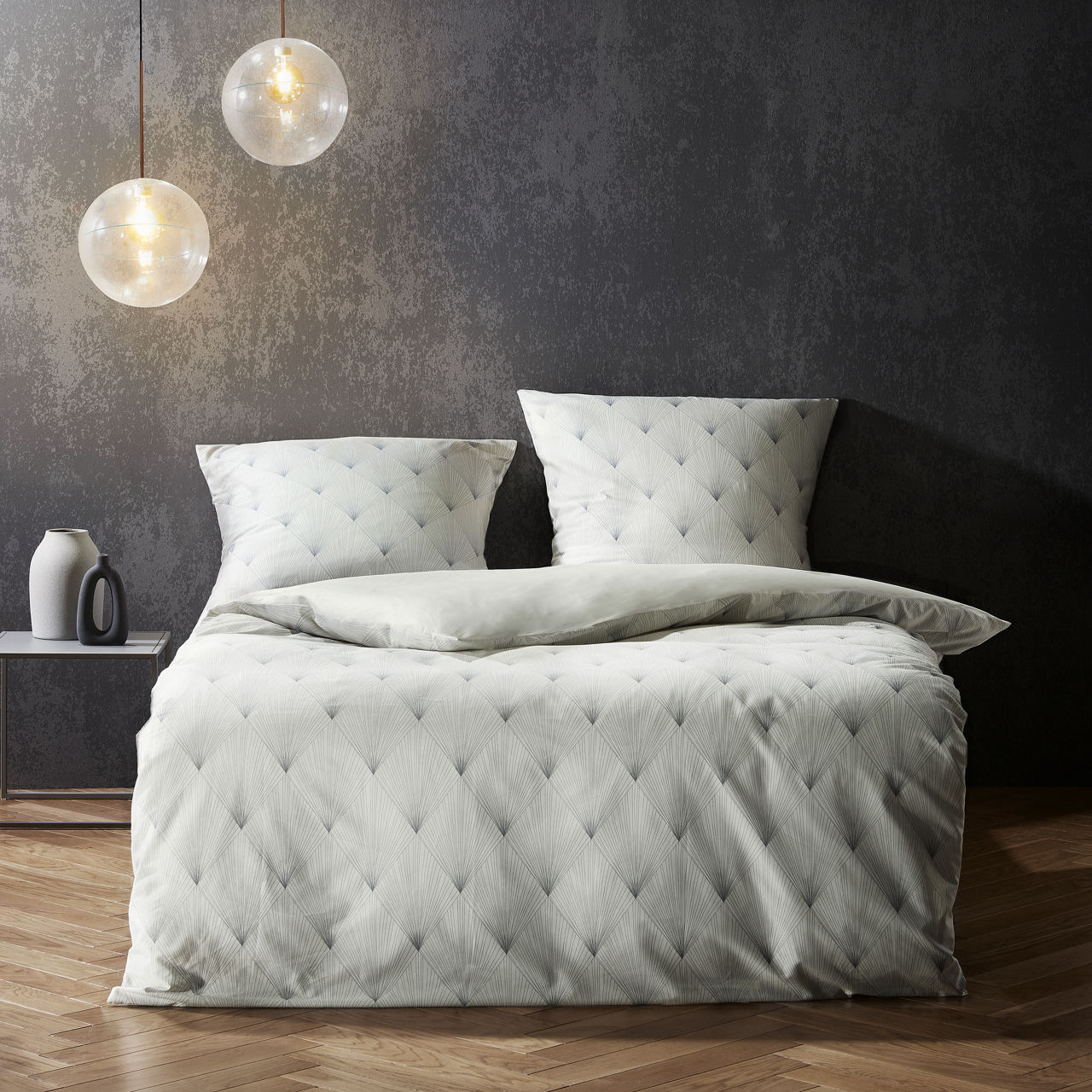  Schweizer Satin Bettwäsche Black Premium 1