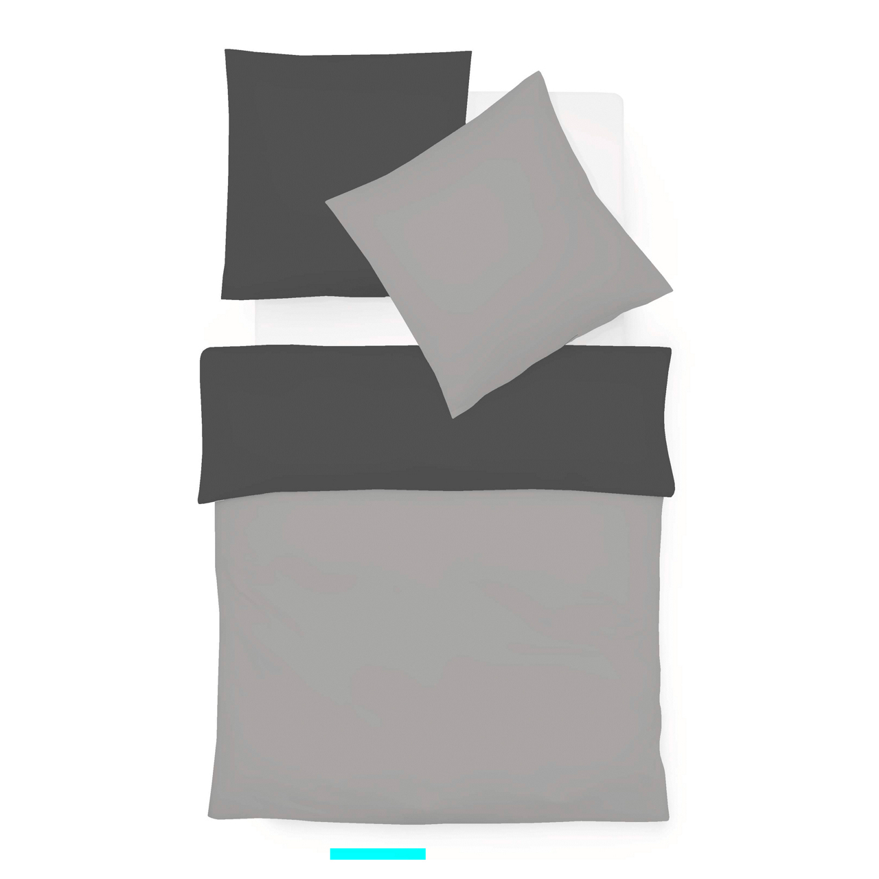  Interlock Jersey Bettwäsche Black Premium