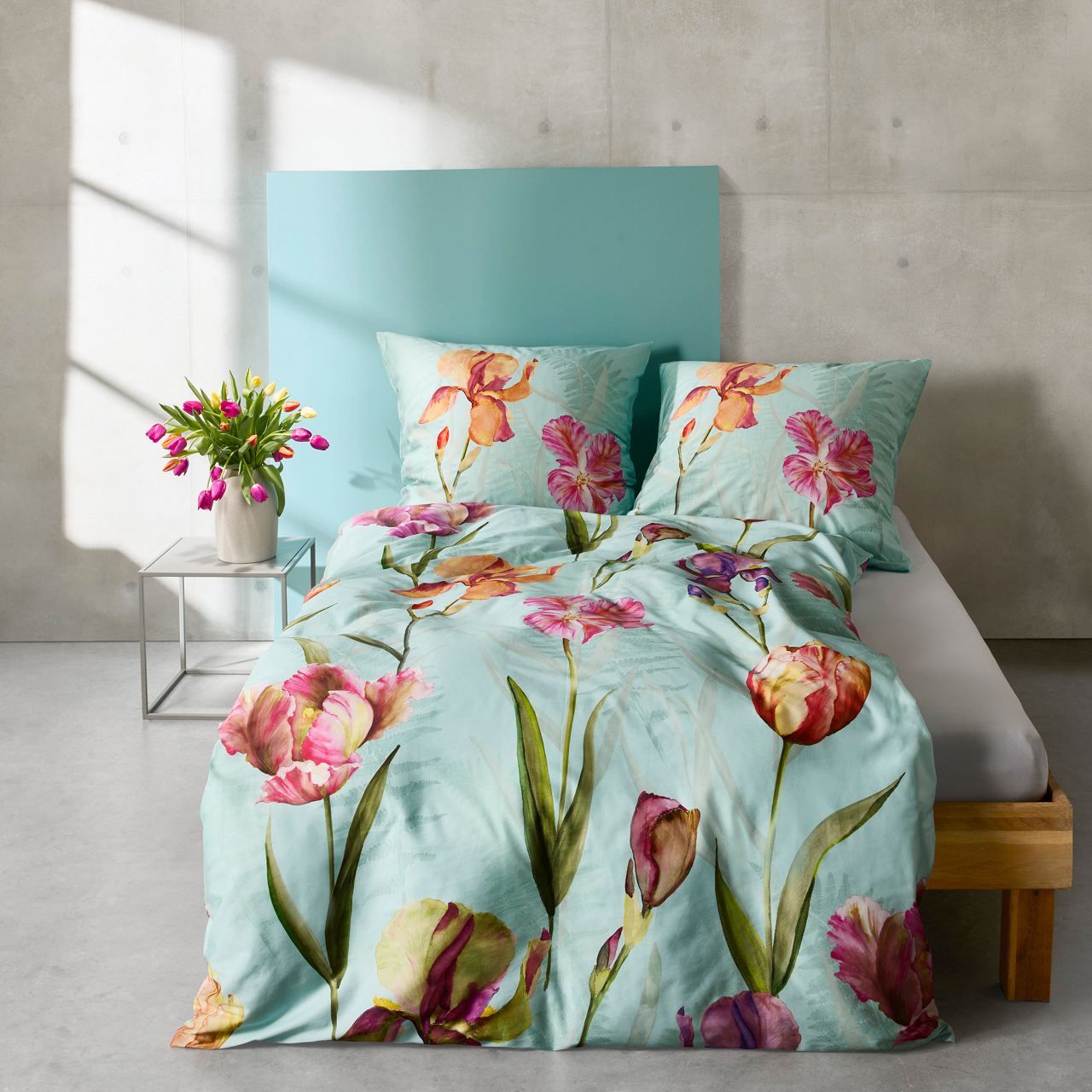  Mako-Satin Bettwäsche Bed Art S 1