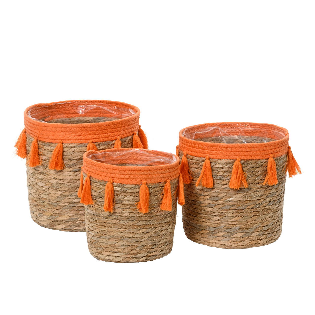 807884_O1 Korb gras orange ca. 18x18x18cm   1