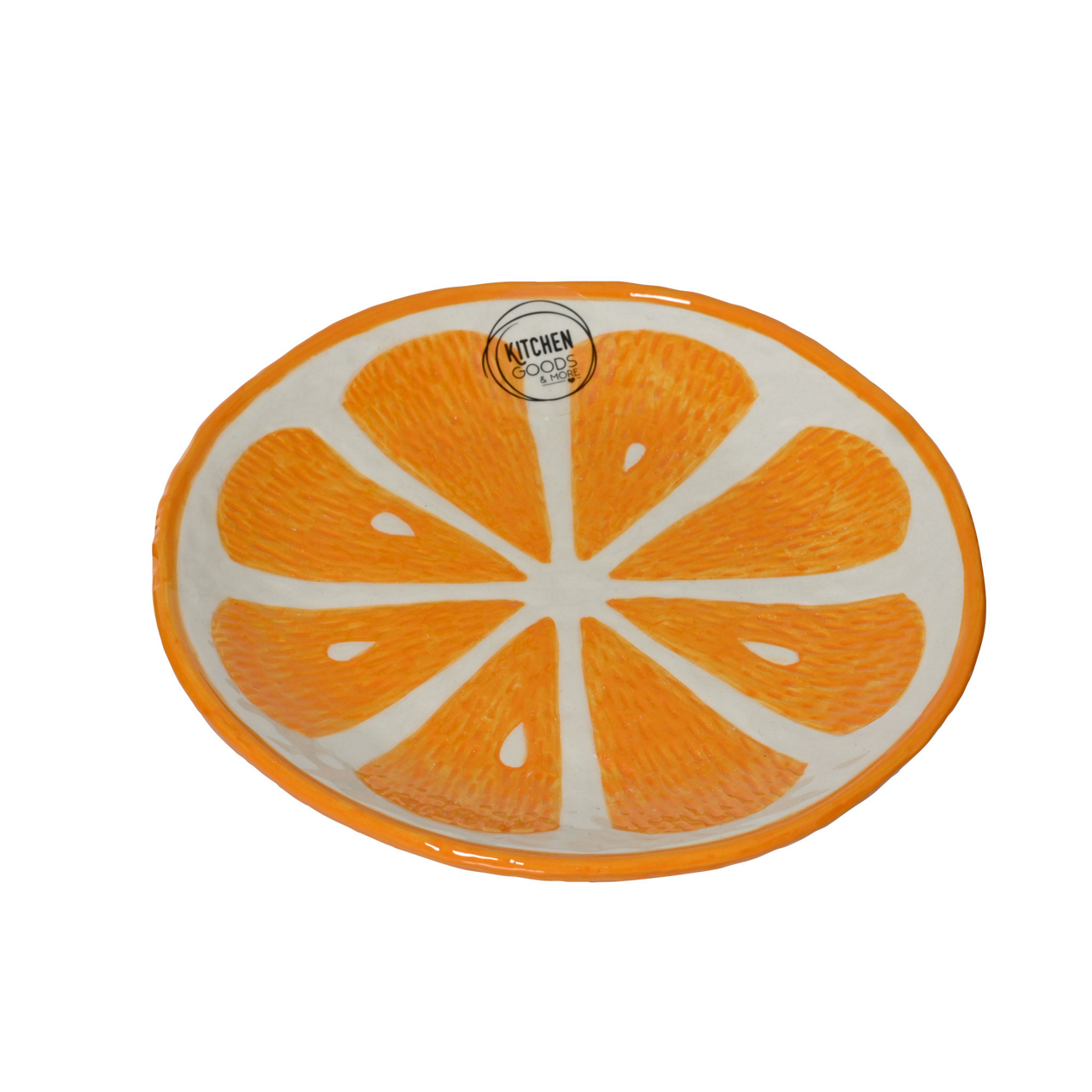 877784 Fruehstuecksteller dolomit orange ca.16x16x2cm  undefined