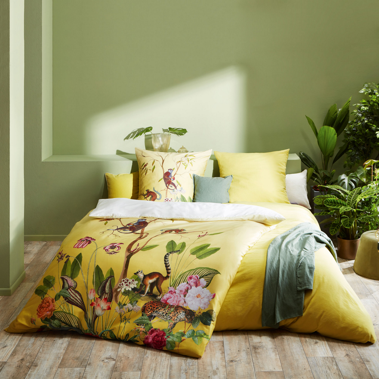  Mako Satin Bettwäsche Bed Art 1
