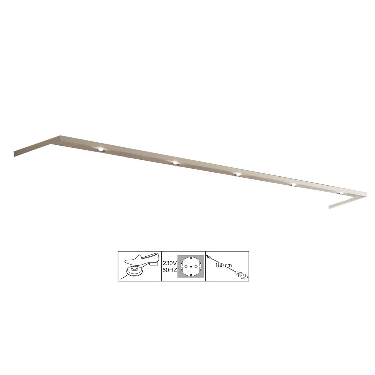  Kranzleiste mit LED-Beleuchtung Linate undefined