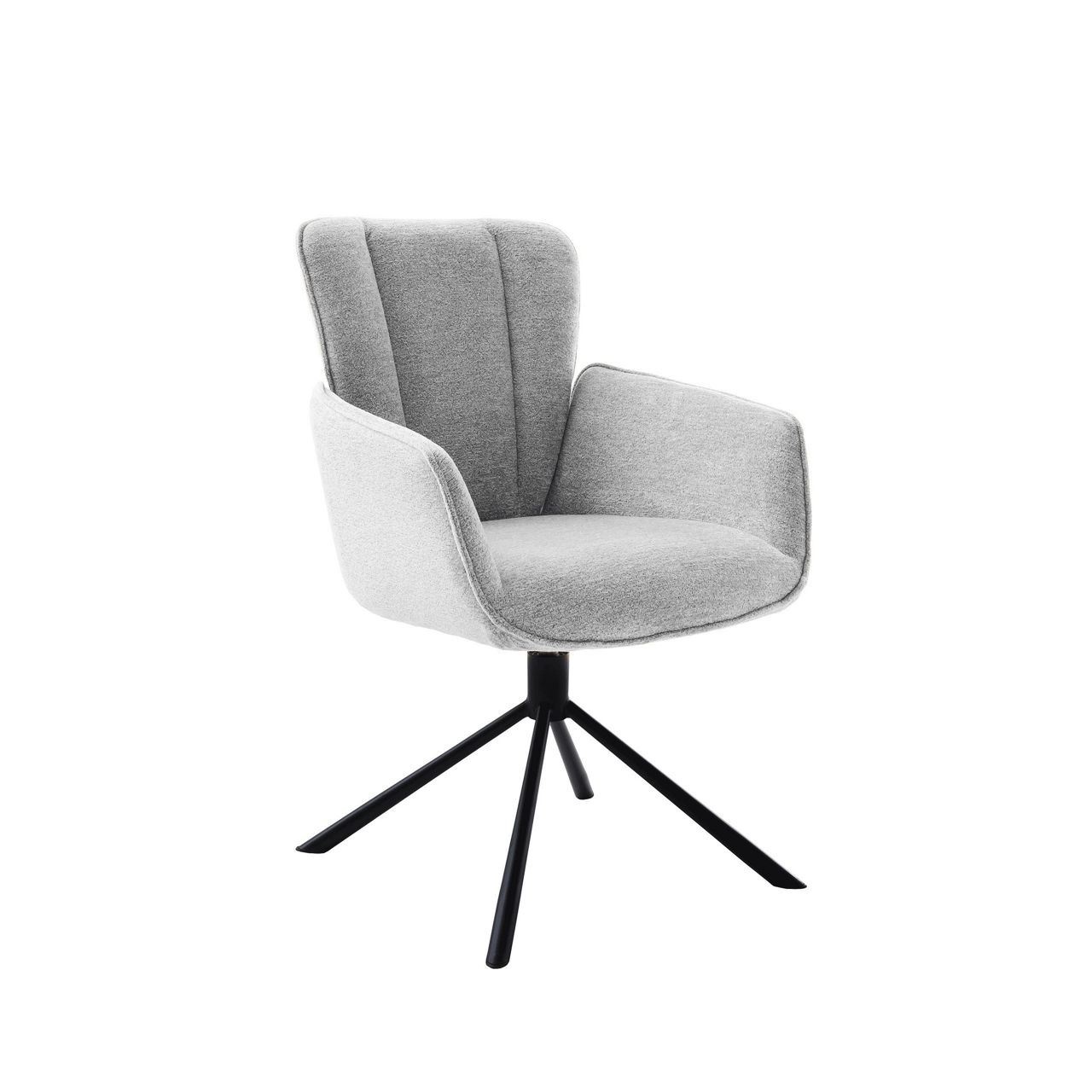 Bezug grau / Gestell schwarz