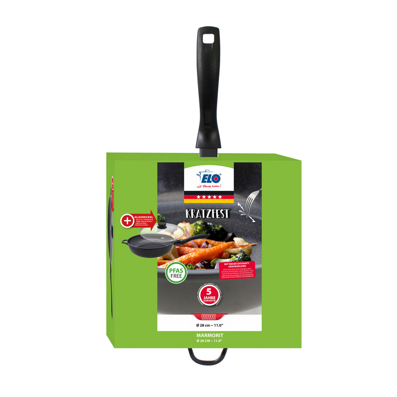  Schmorpfanne Marmorit 1