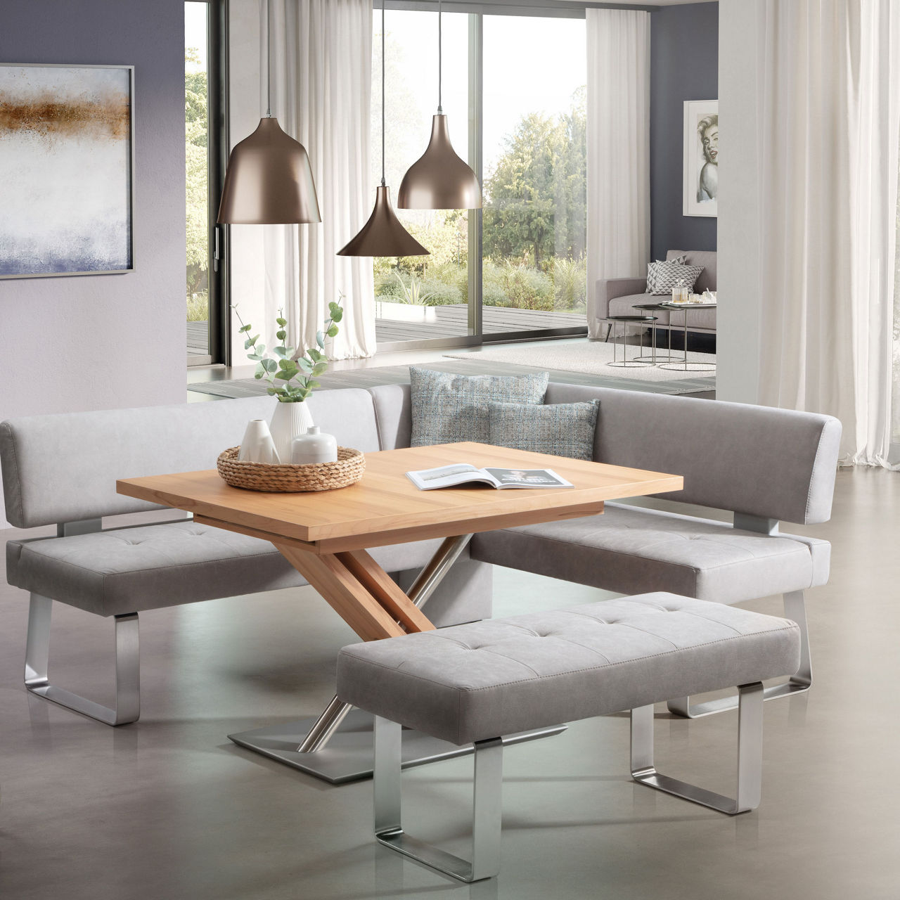  Funktionstisch mit Schiebe-/Ansteckplatte Match I 1