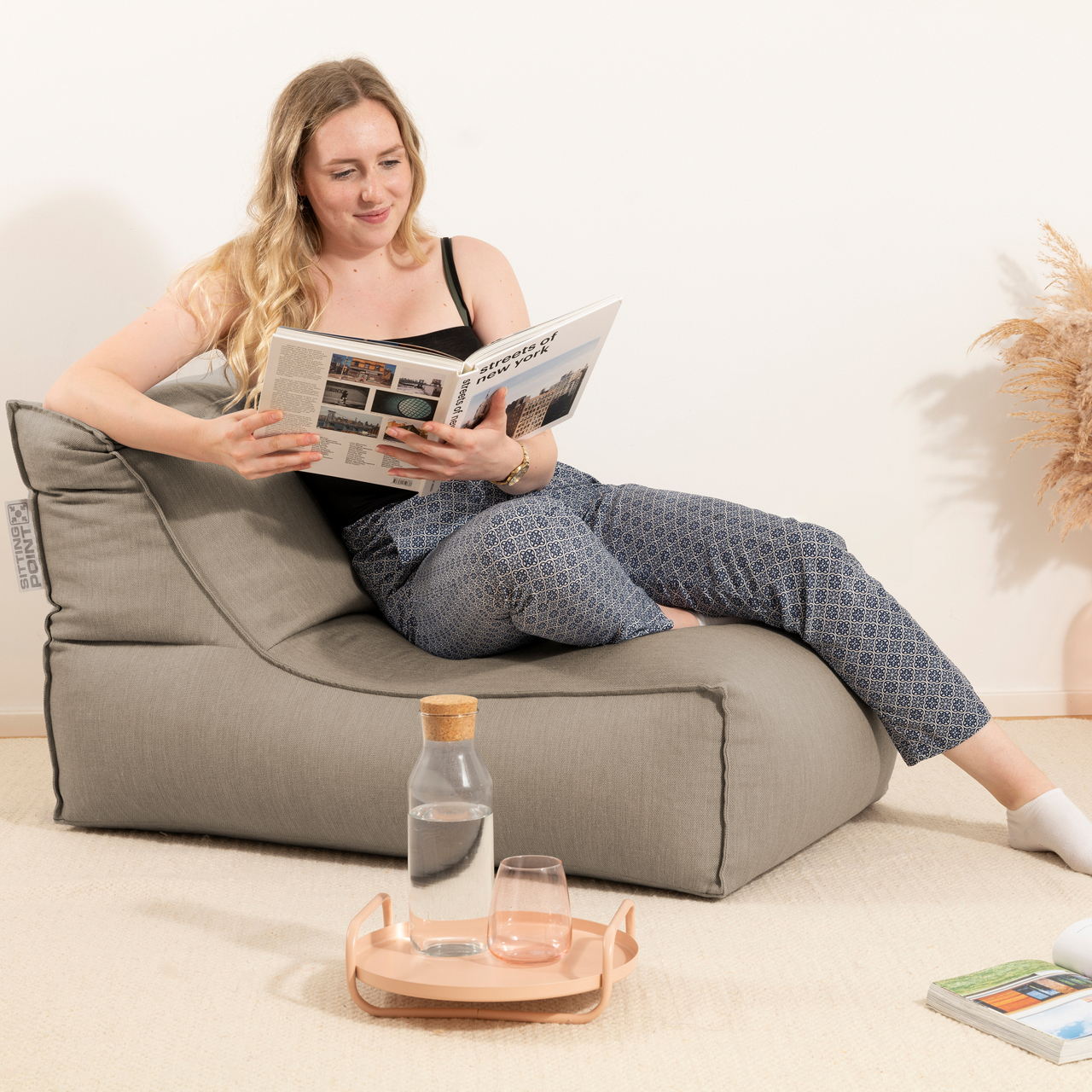 Sitting Point Sitzsack Korfu Deluxe Rock