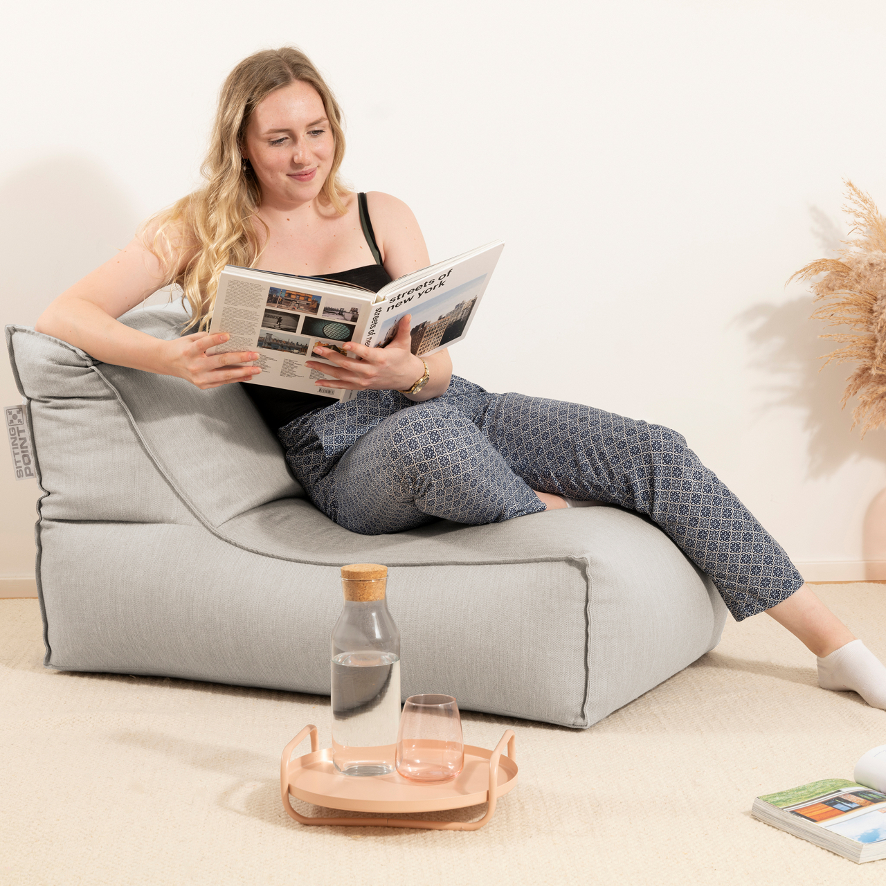 Sitting Point Sitzsack Korfu Deluxe Rock